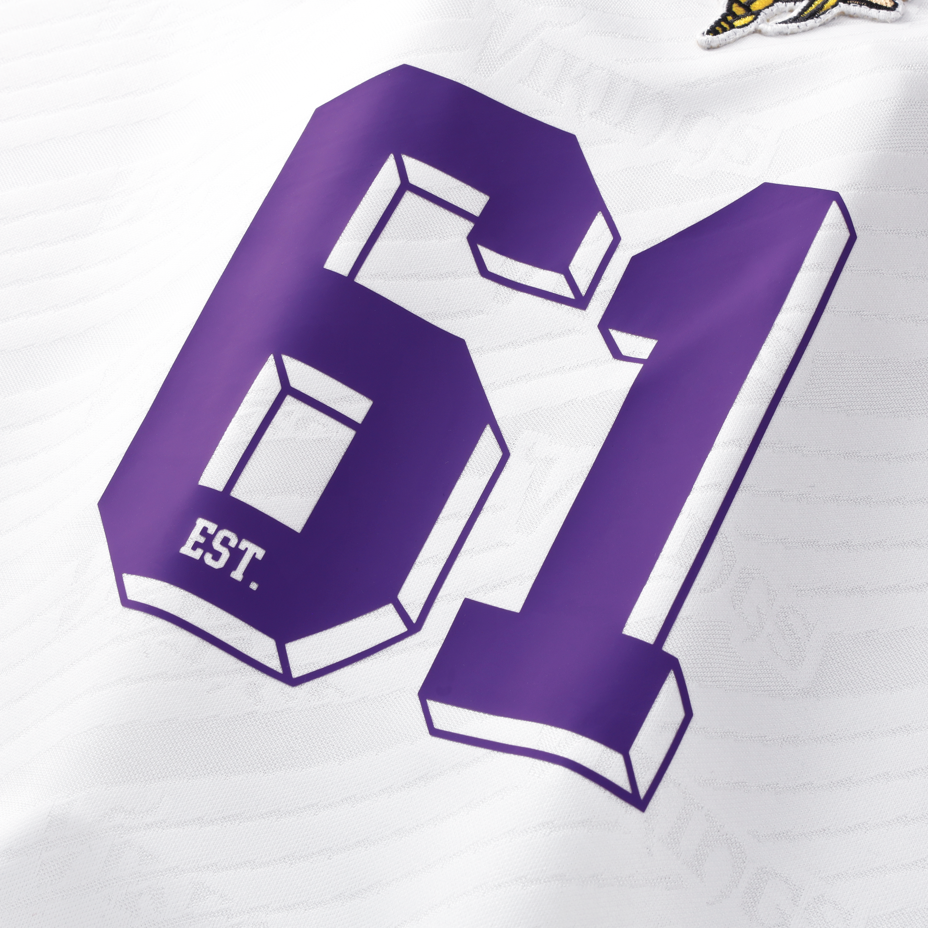 Minnesota Vikings Youth Football x Football V-Neck Fan Top - White - Image 6