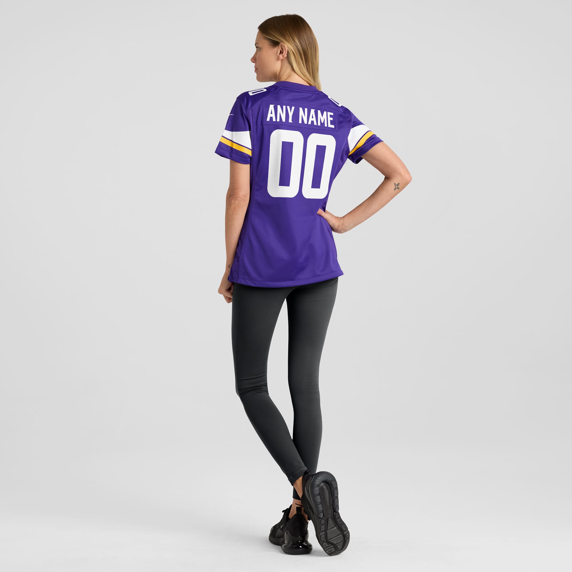 Minnesota Vikings Women's Alternate Custom Game Jersey - Purple - Image 6