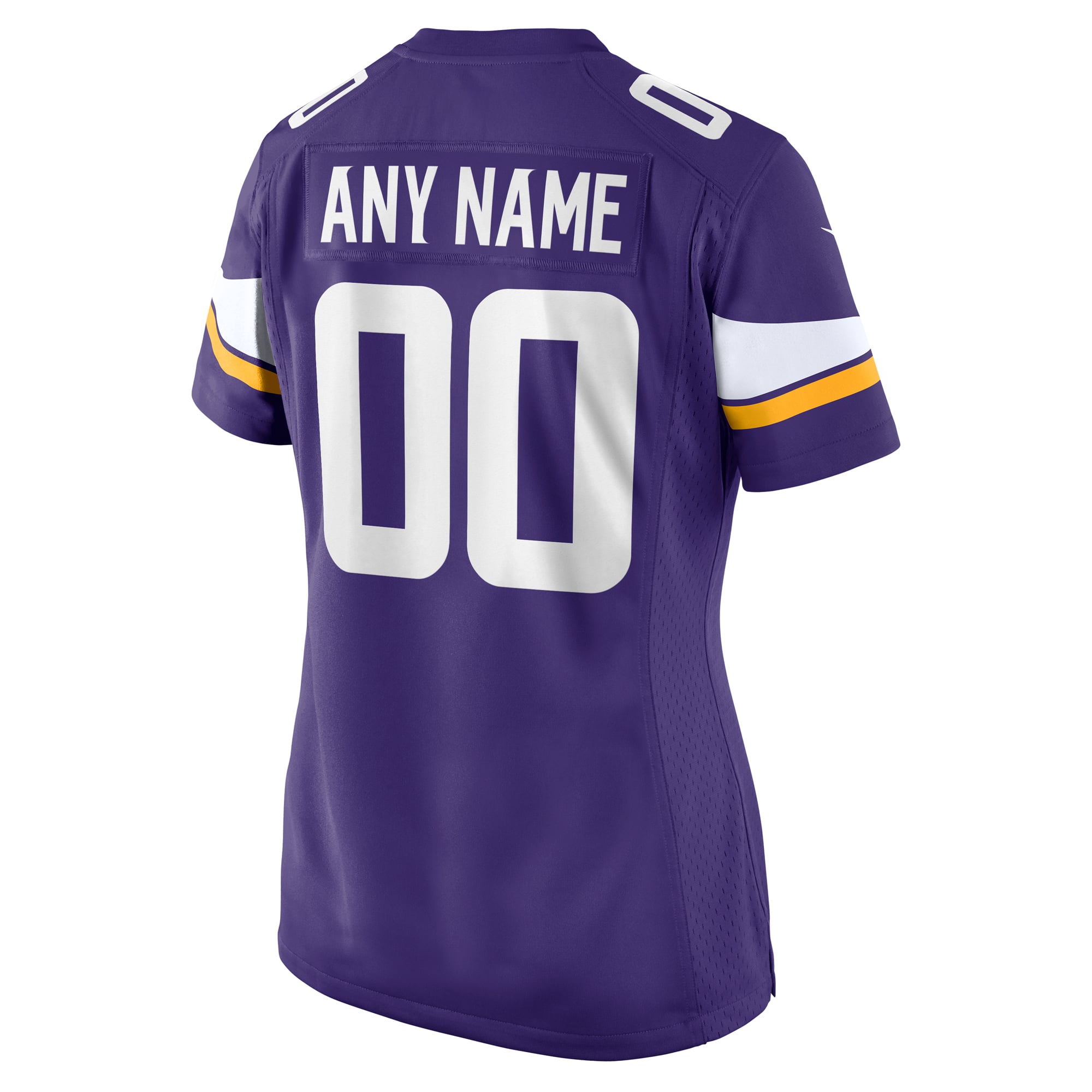 Minnesota Vikings Women's Alternate Custom Game Jersey - Purple - Image 4