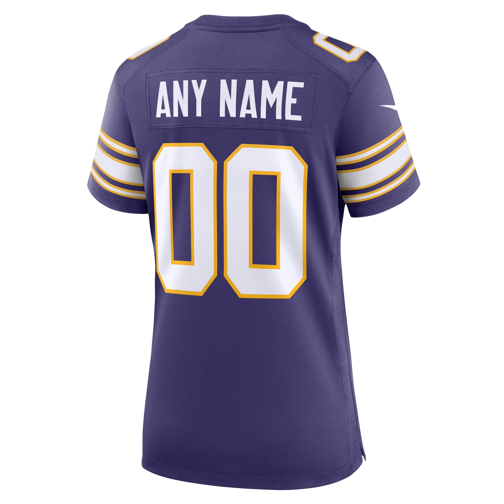 Minnesota Vikings Women's Classic Custom Game Jersey - Purple - Image 4