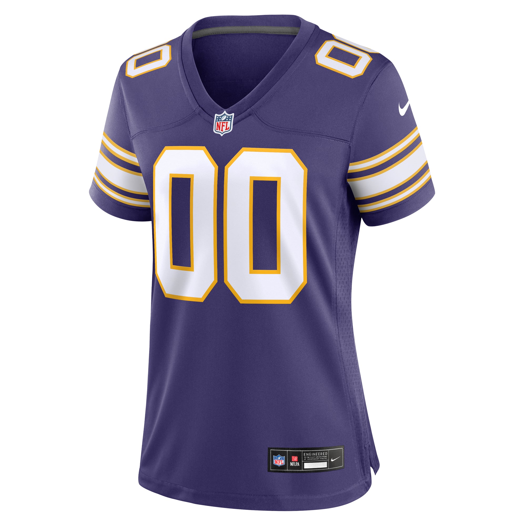 Minnesota Vikings Women's Classic Custom Game Jersey - Purple - Image 3