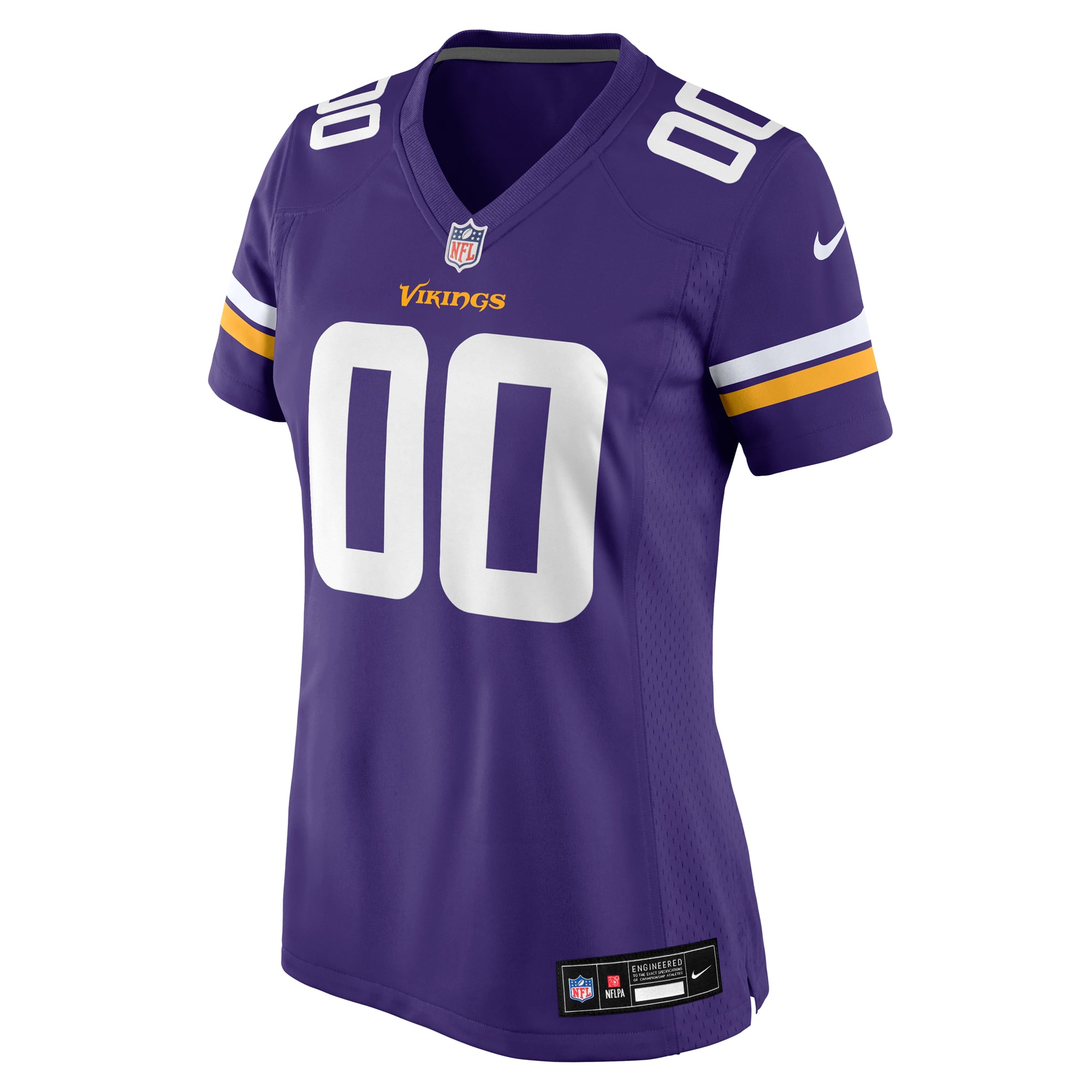 Minnesota Vikings Women's Custom Game Jersey - Purple - Image 3