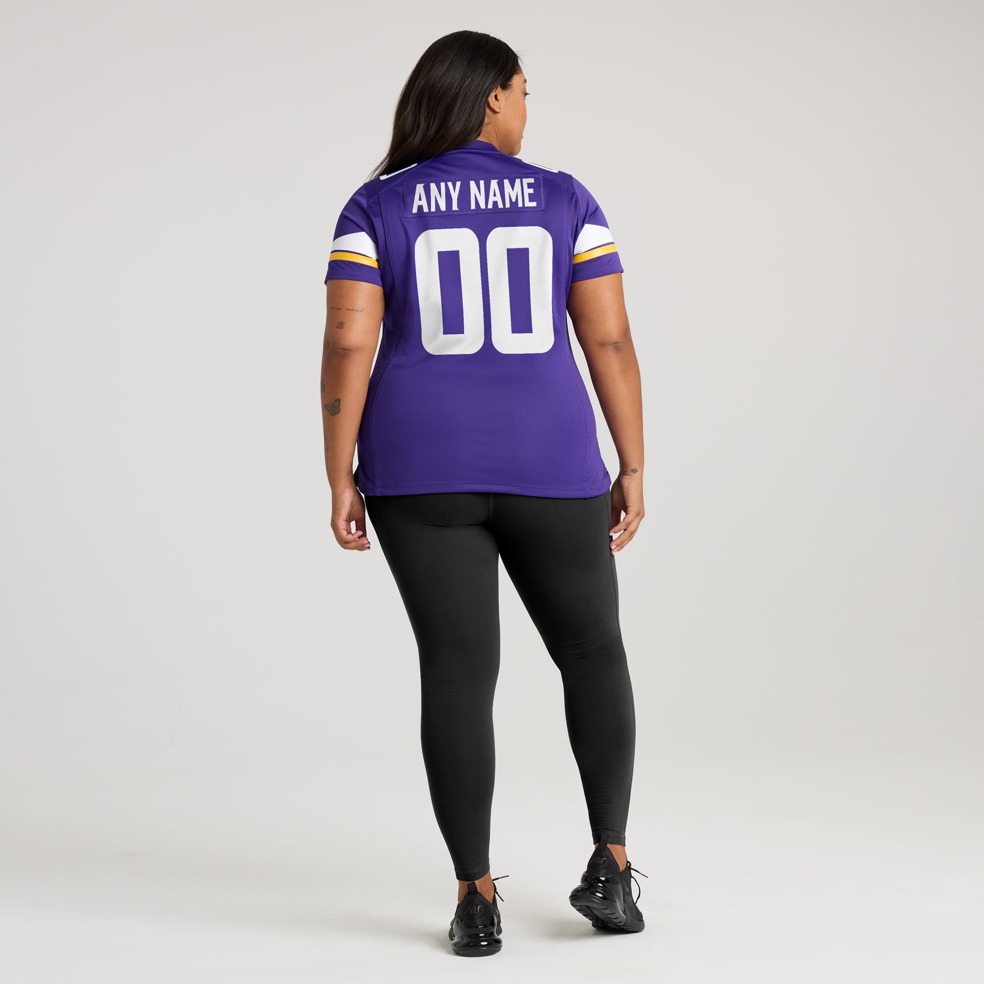 Minnesota Vikings Women's Custom Game Jersey - Purple - Image 8