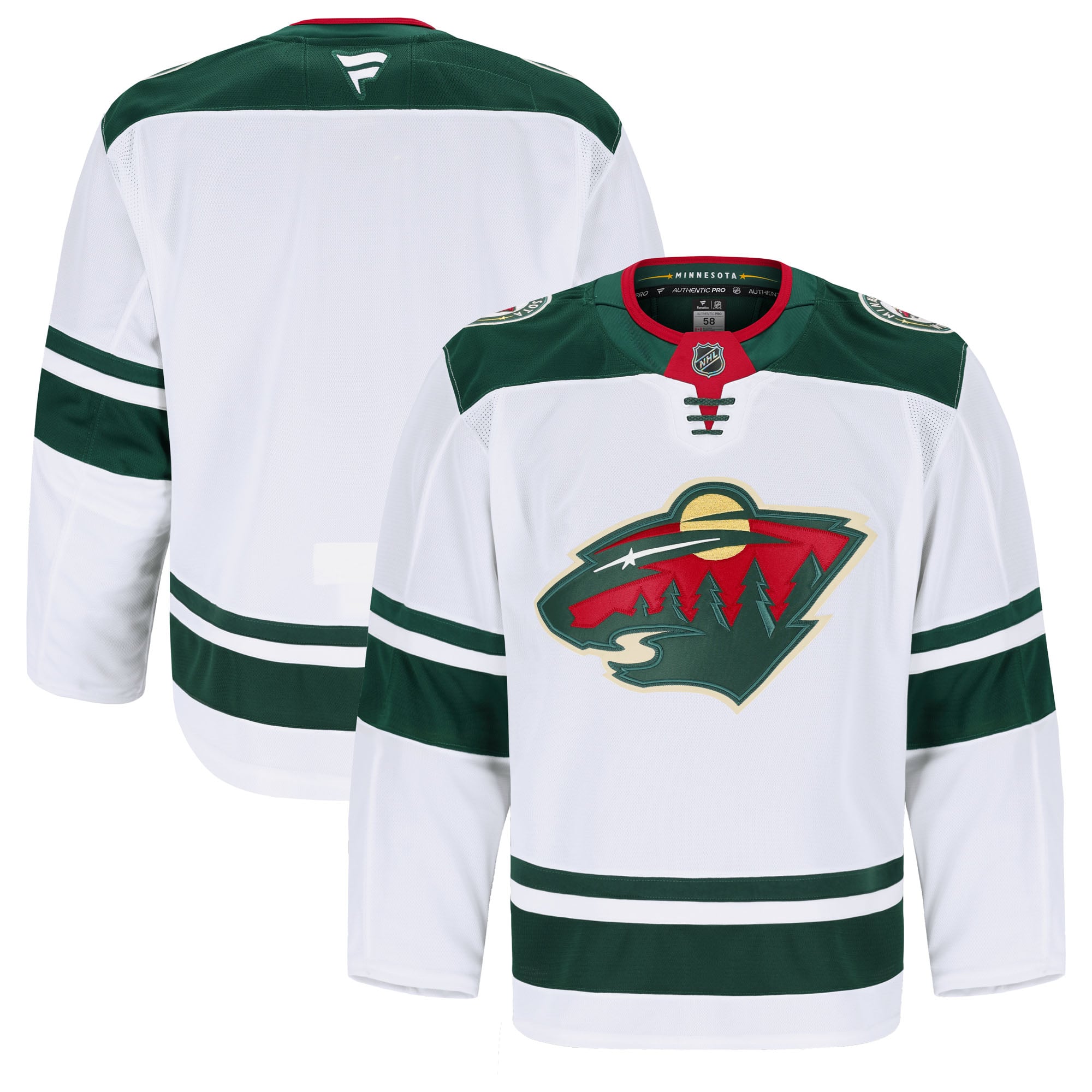 Minnesota Wild Away Pro Jersey - White