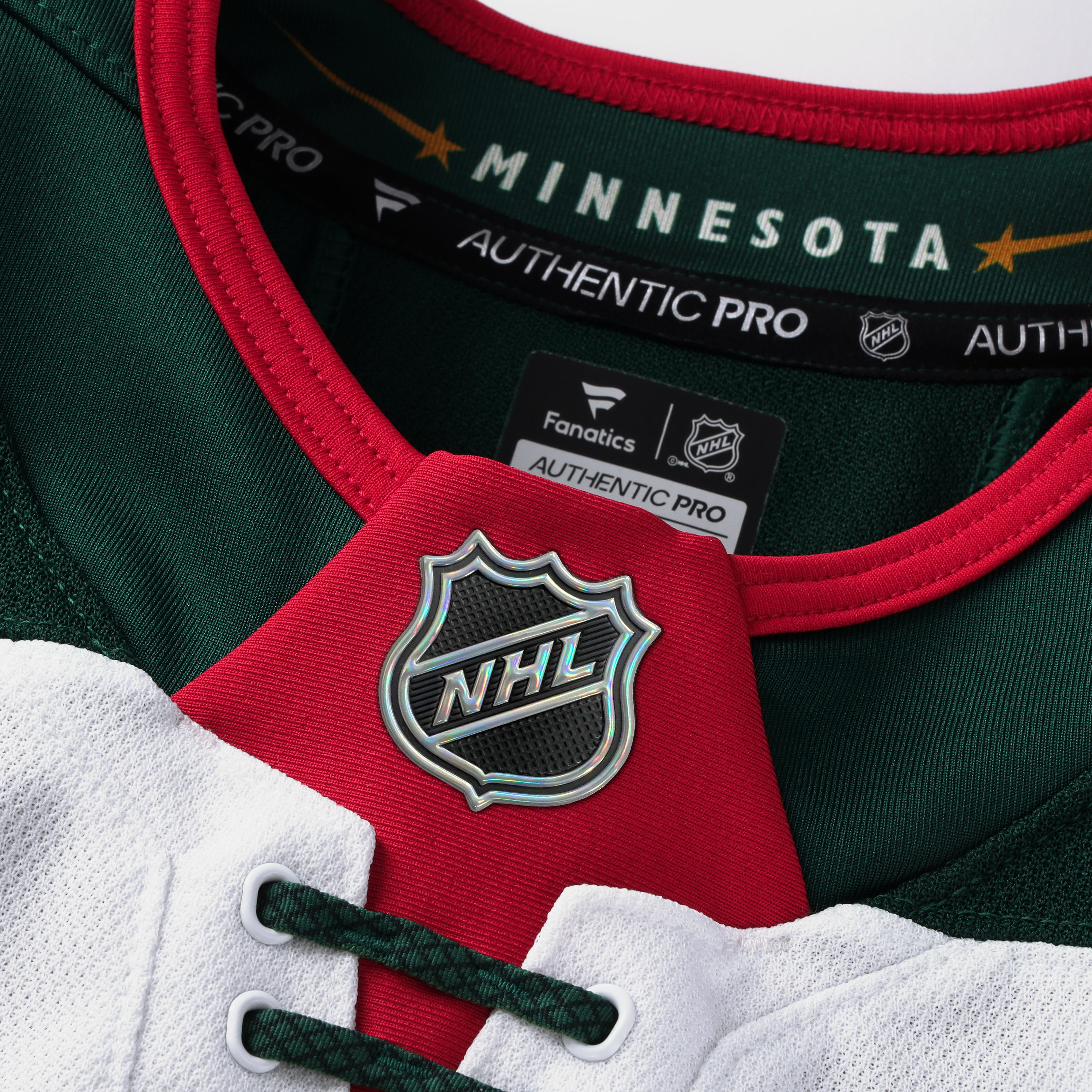Minnesota Wild Away Pro Jersey - White - Image 5