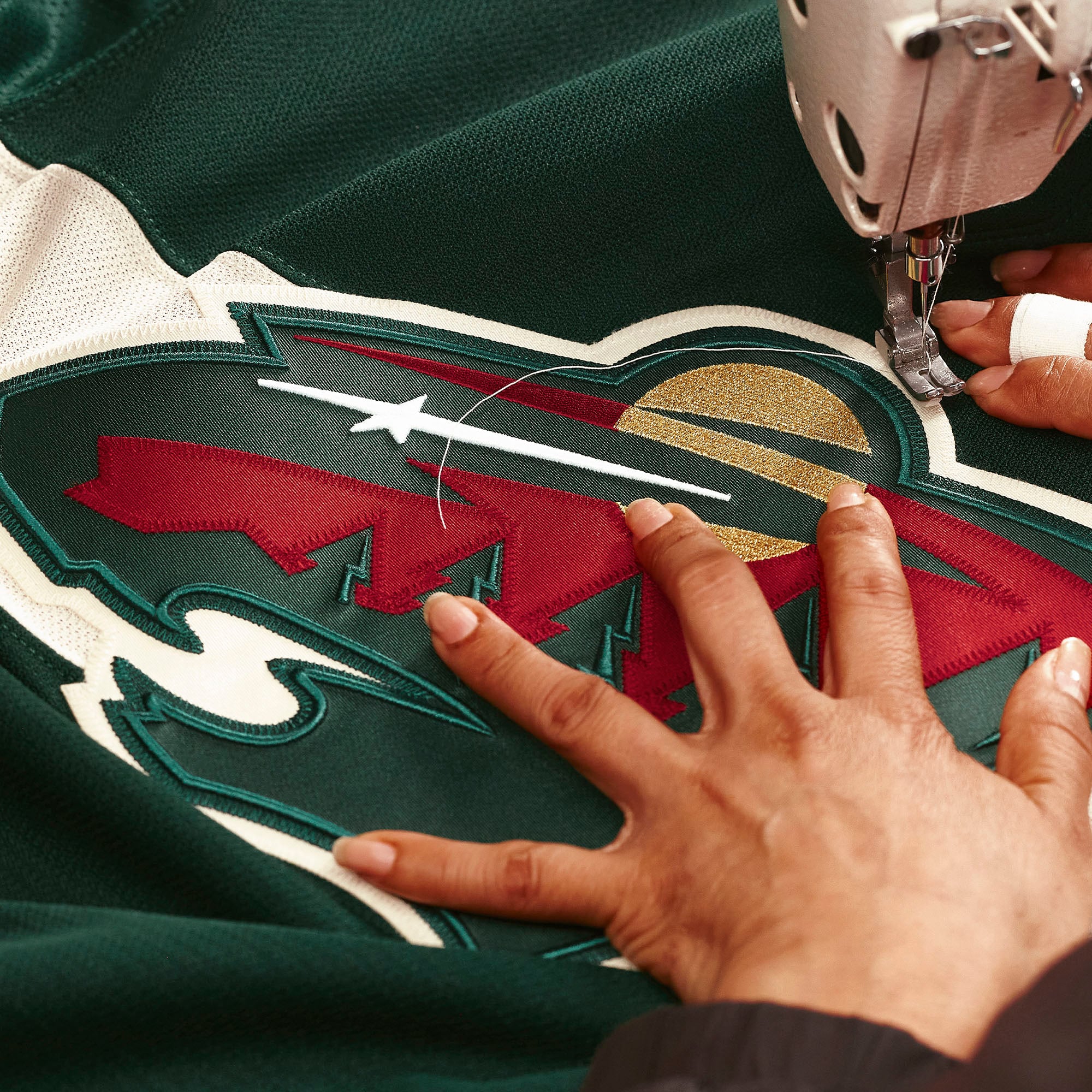 Minnesota Wild Home Pro Custom Jersey - Green - Image 5