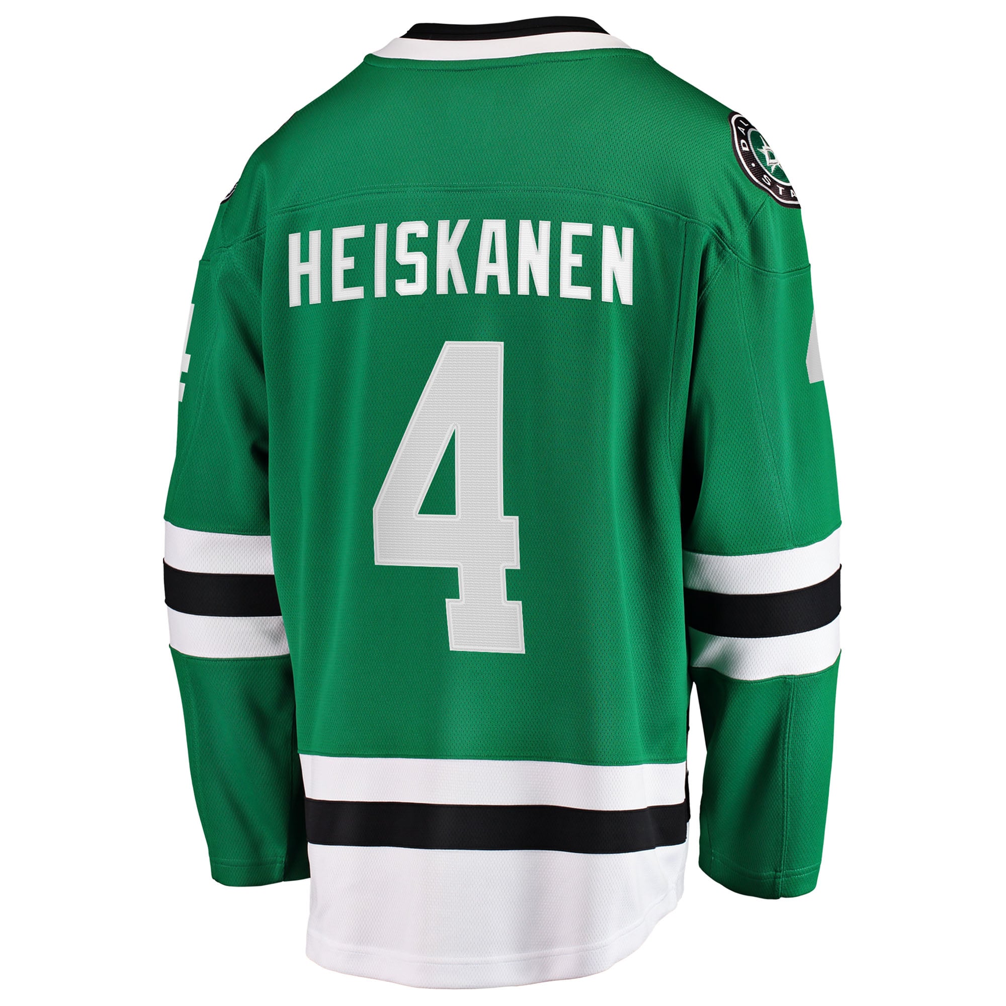 Miro Heiskanen Dallas Stars Team Color Breakaway Player Jersey - Kelly Green - Image 4