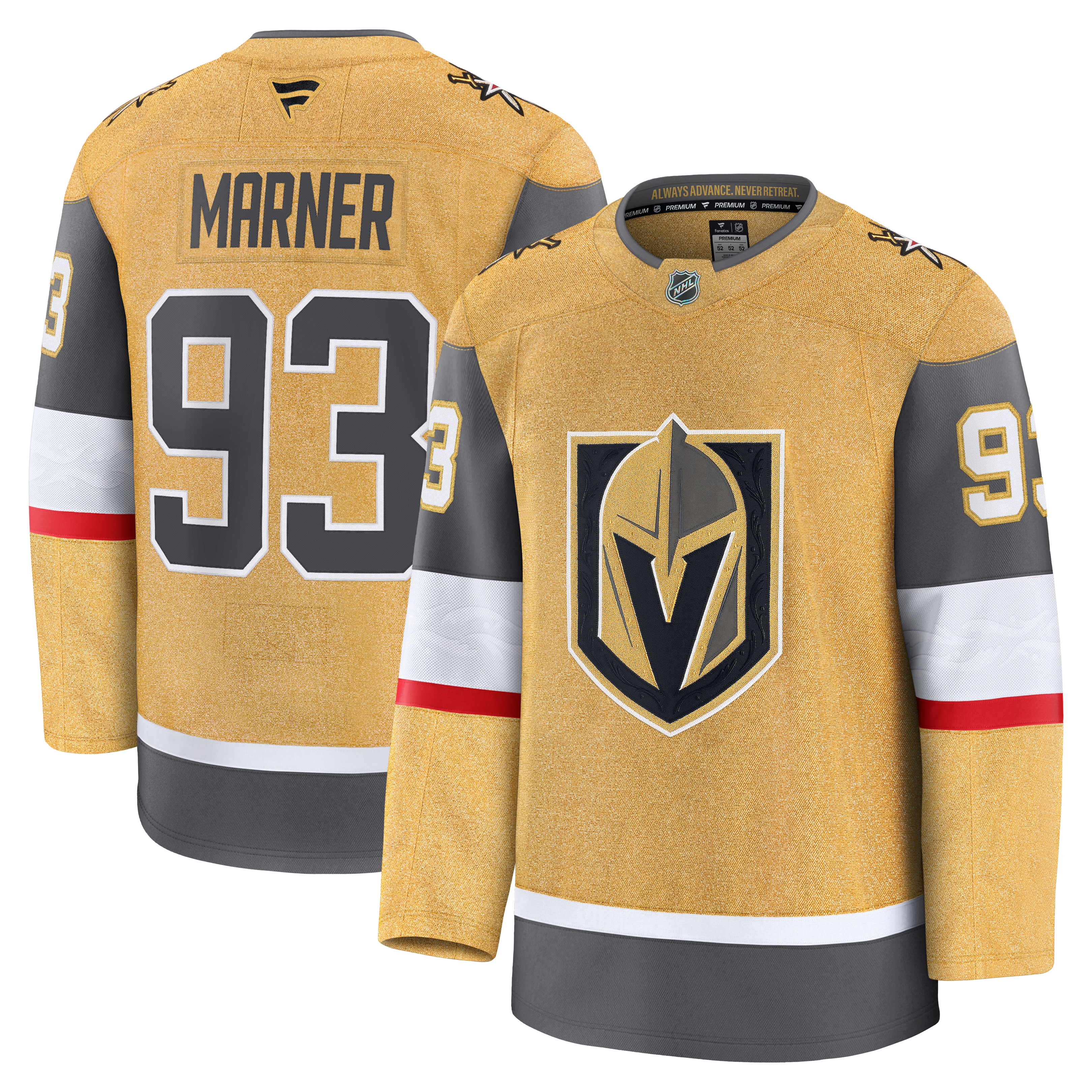 Mitch Marner Vegas Golden Knights Home Premium Jersey - Gold
