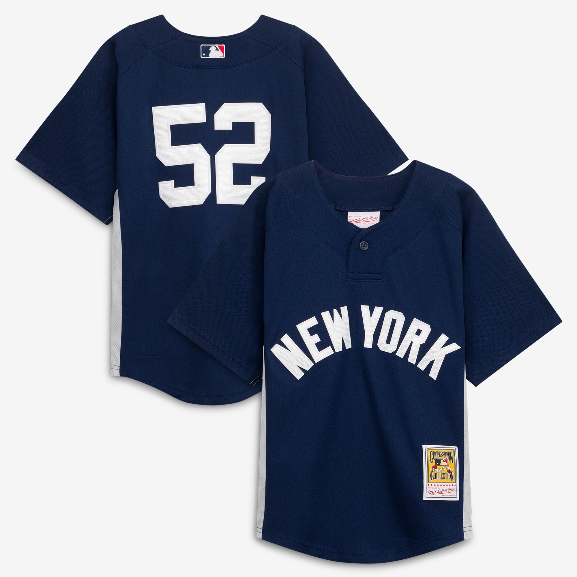 CC Sabathia New York Yankees Youth Navy Mesh Batting Practice Jersey - Image 2