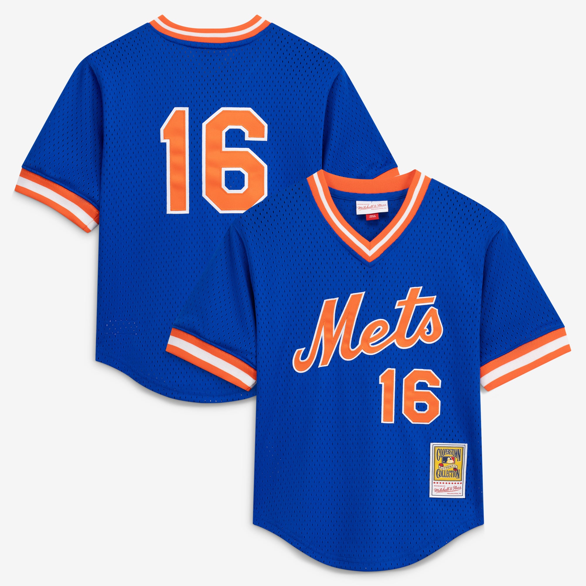 Dwight Gooden New York Mets Youth Royal Mesh Batting Practice Jersey - Image 2