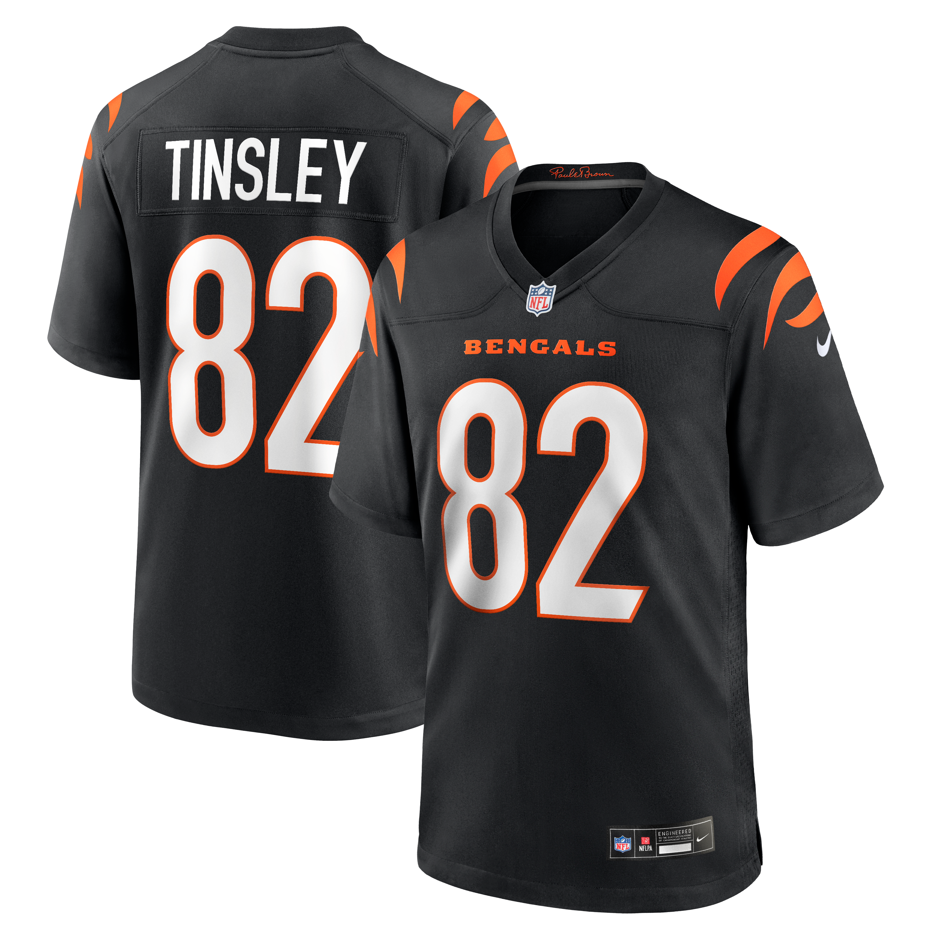 Mitchell Tinsley Cincinnati Bengals Team Game Jersey - Black - Image 2