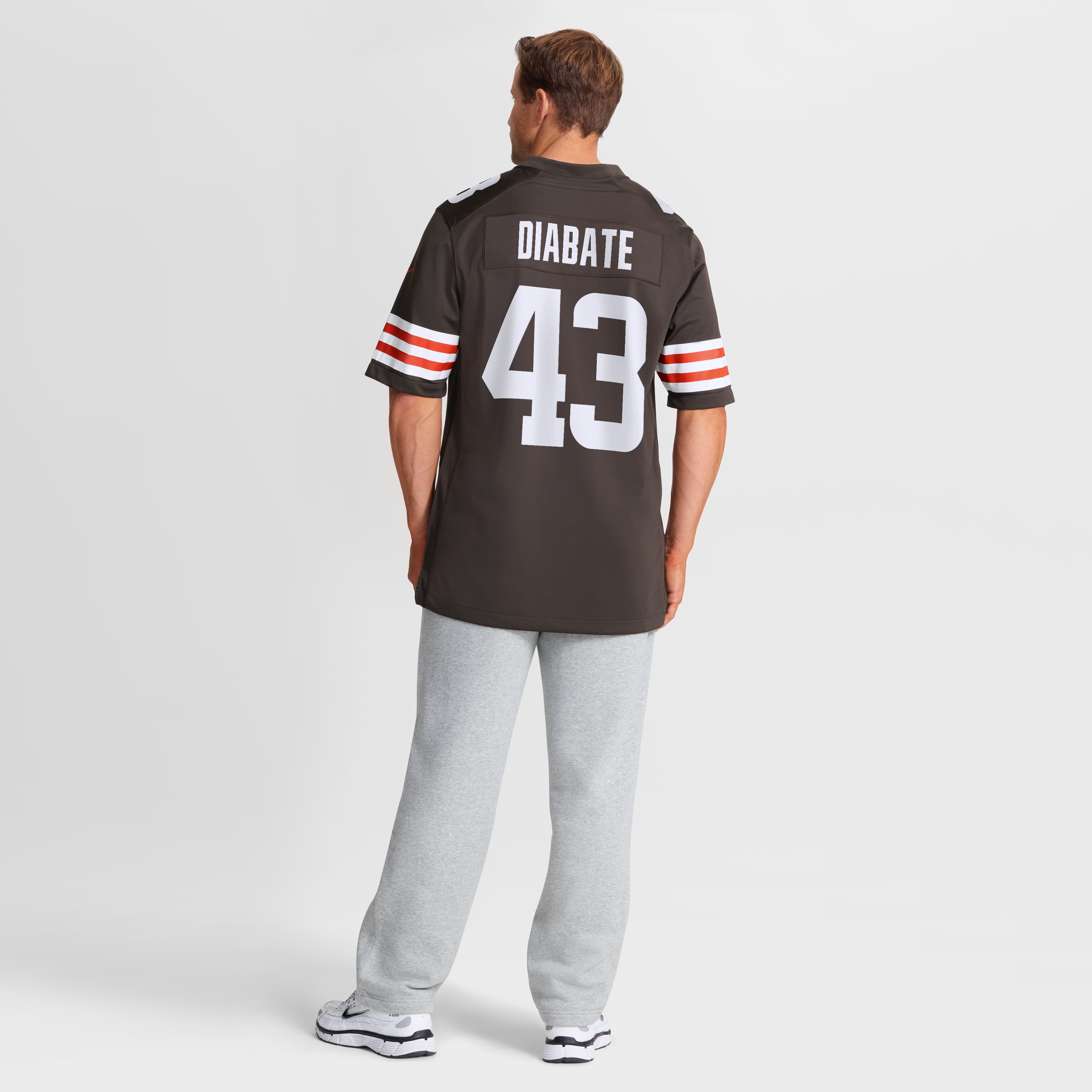 Mohamoud Diabate Cleveland Browns Team Game Jersey - Brown - Image 9