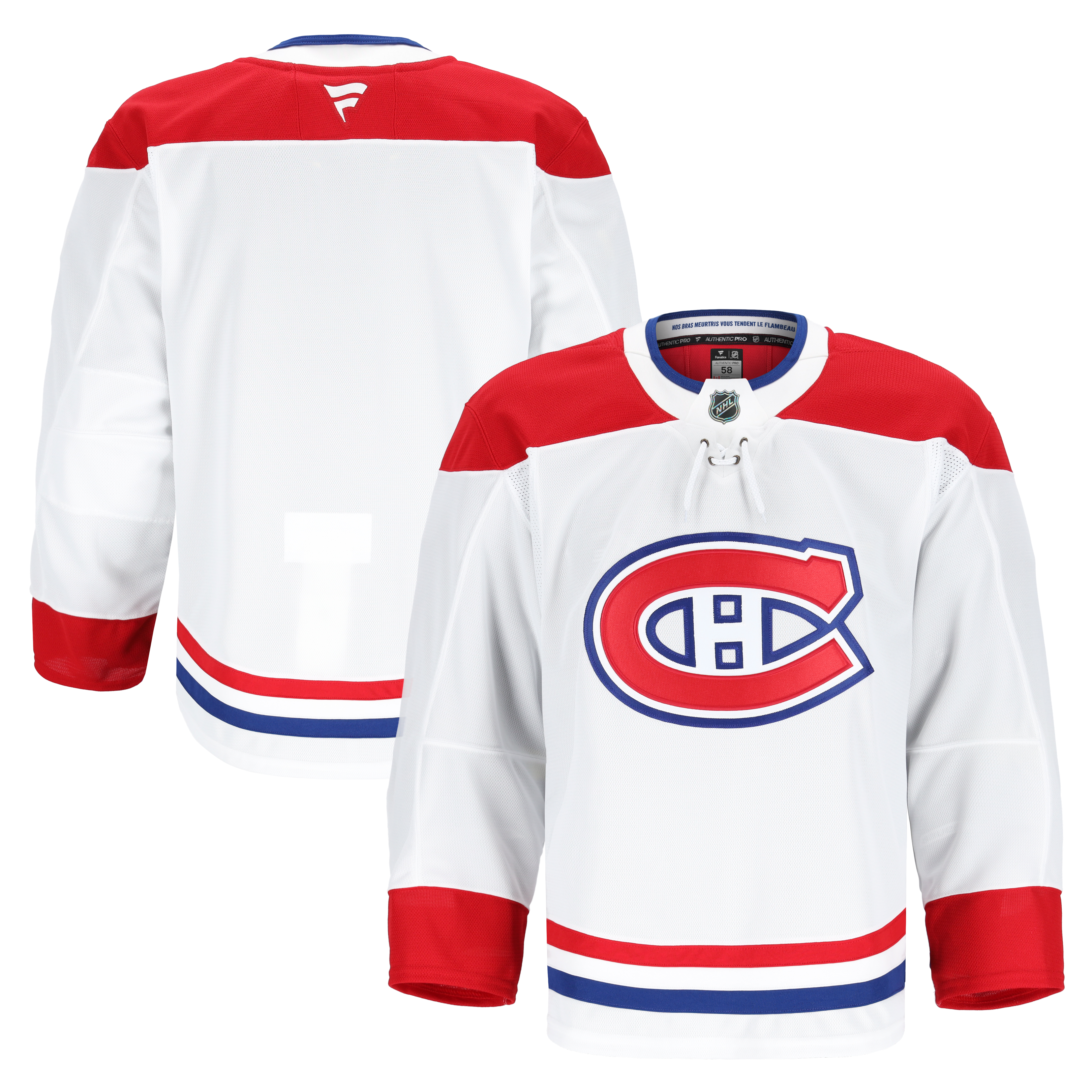 Montreal Canadiens Away Pro Jersey - White