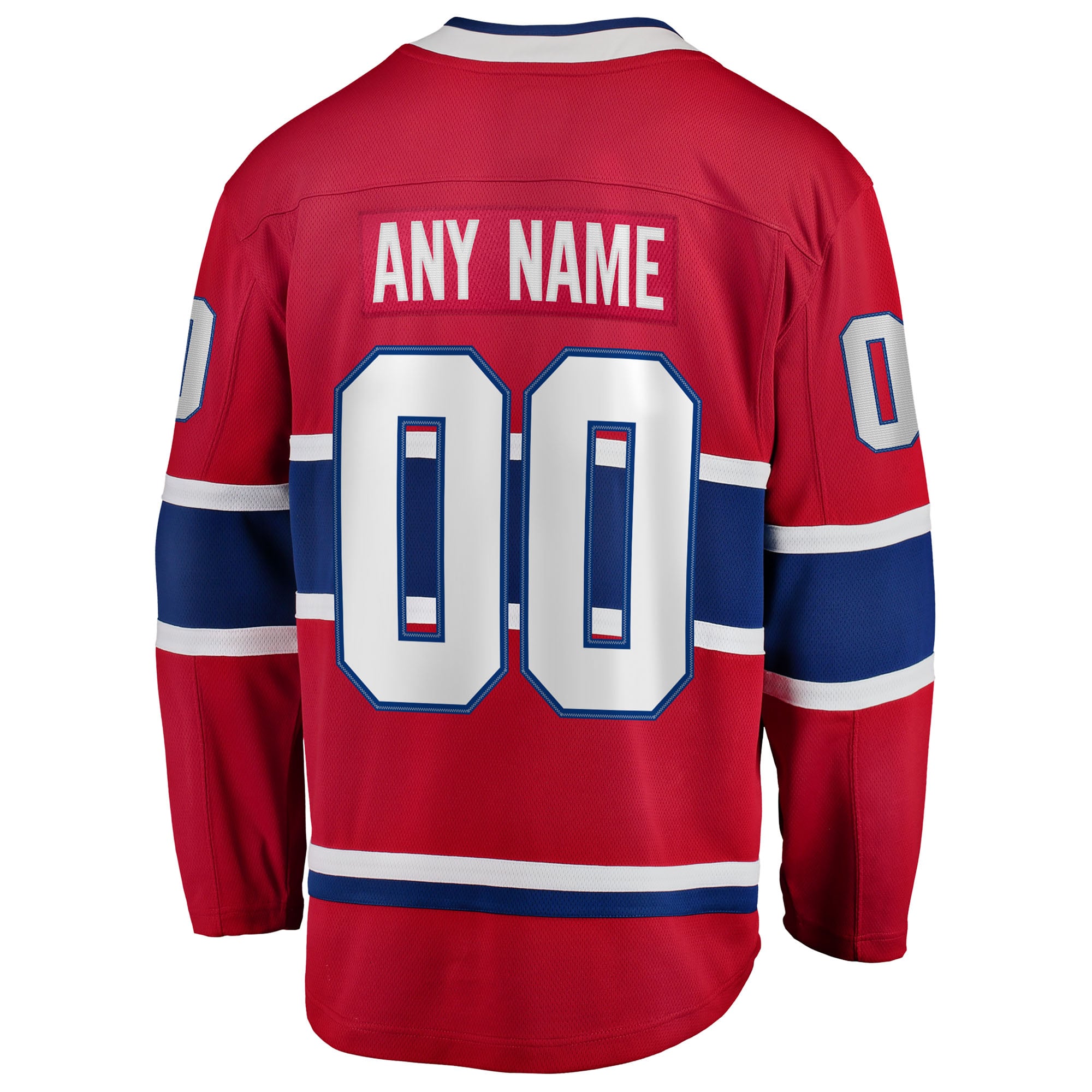 Montreal Canadiens Home Breakaway Custom Jersey - Red - Image 4