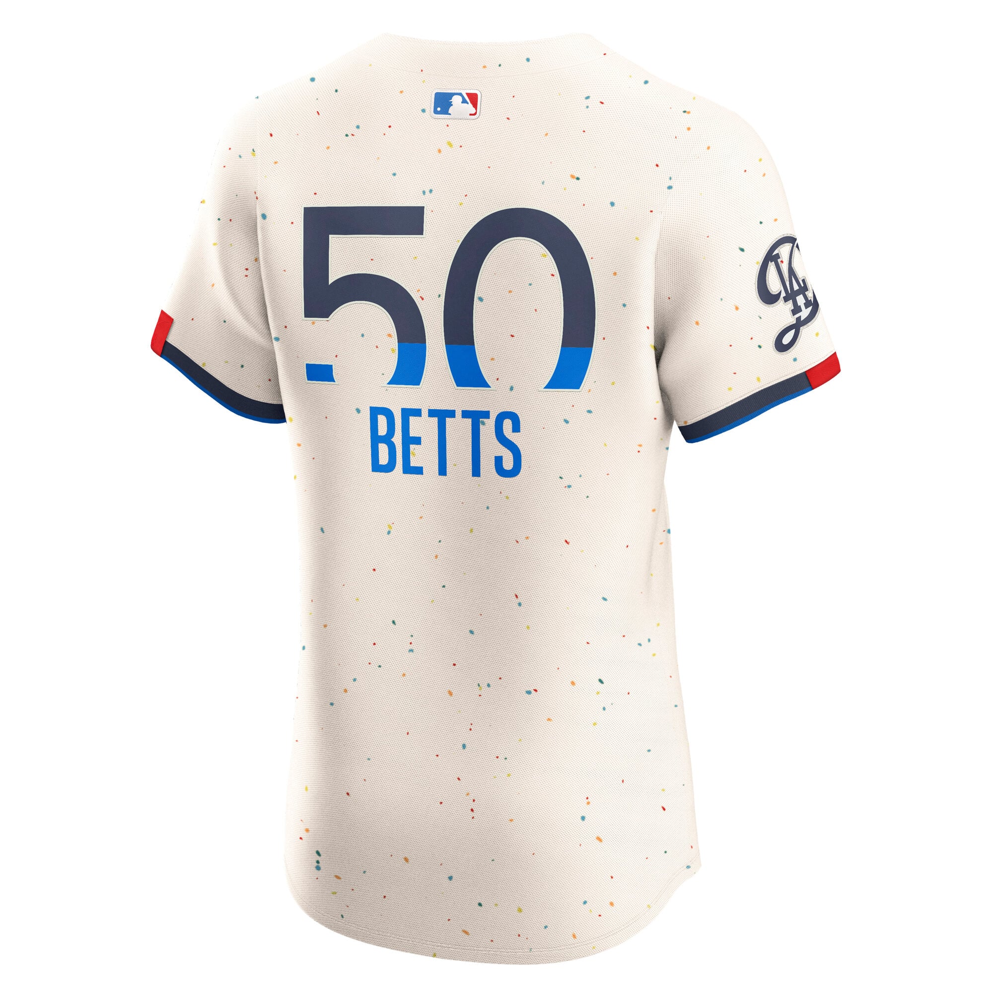 Mookie Betts Los Angeles Dodgers City Connect Elite Jersey - Cream - Image 4