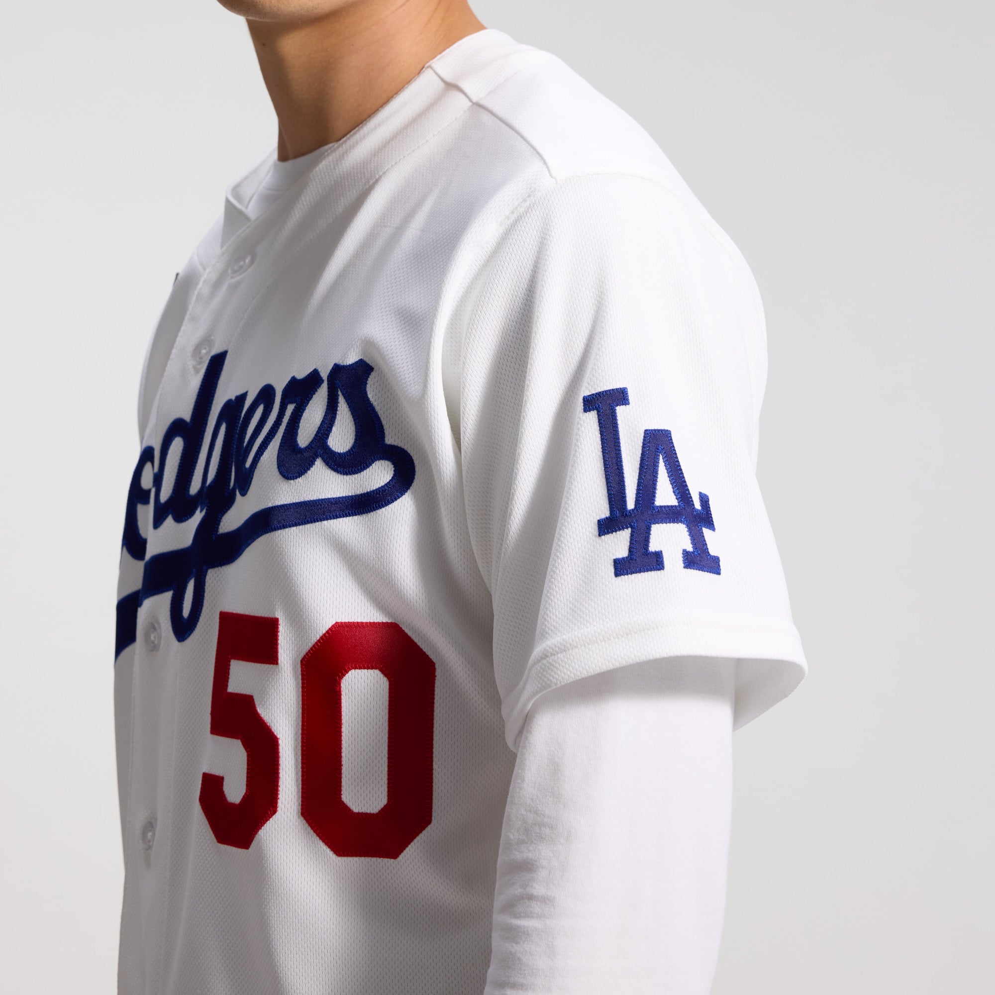 Mookie Betts Los Angeles Dodgers Home Jersey - White - Image 9