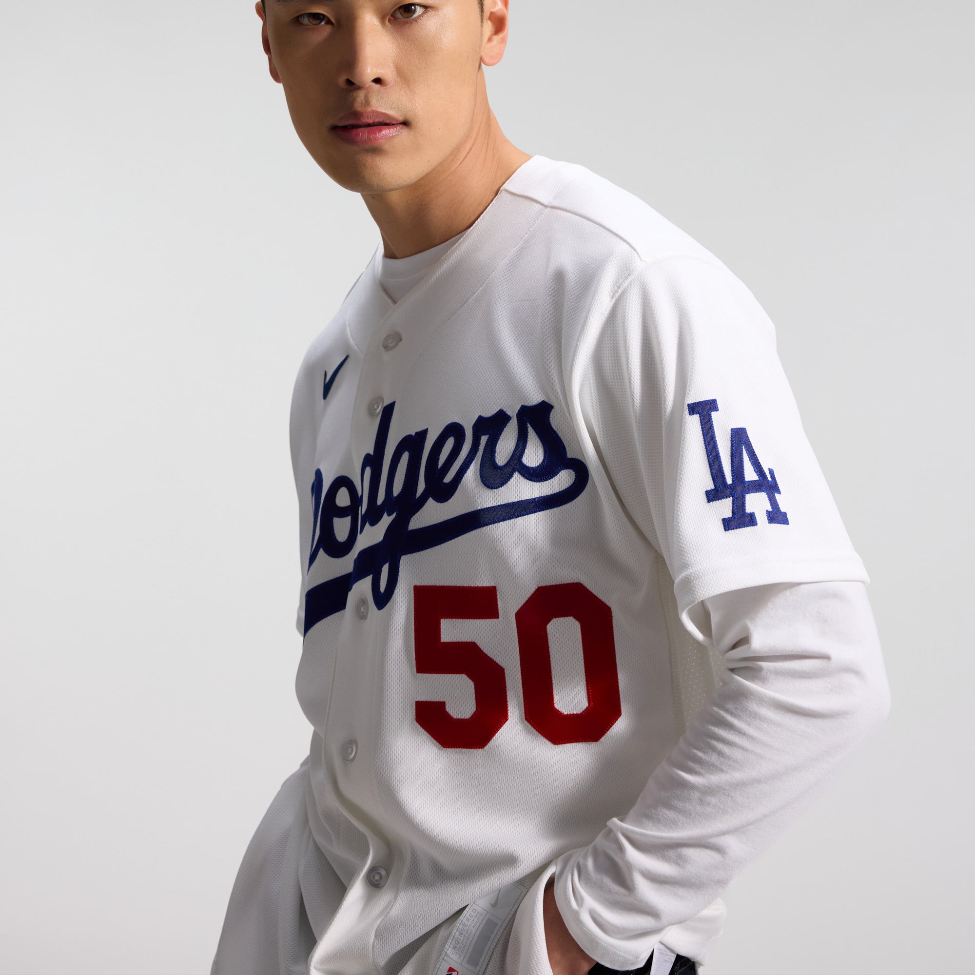 Mookie Betts Los Angeles Dodgers Home Jersey - White - Image 10