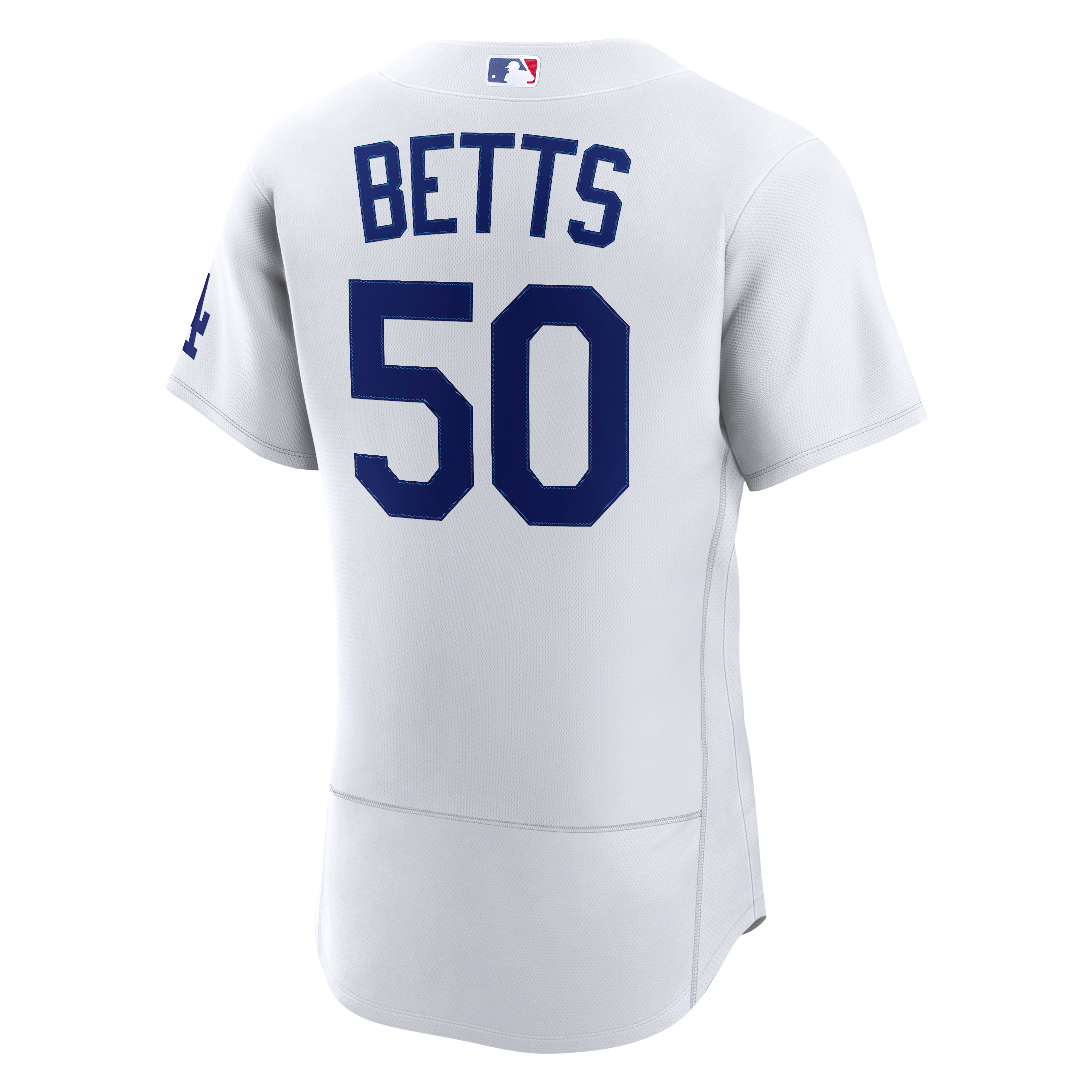 Mookie Betts Los Angeles Dodgers Home Jersey - White - Image 4