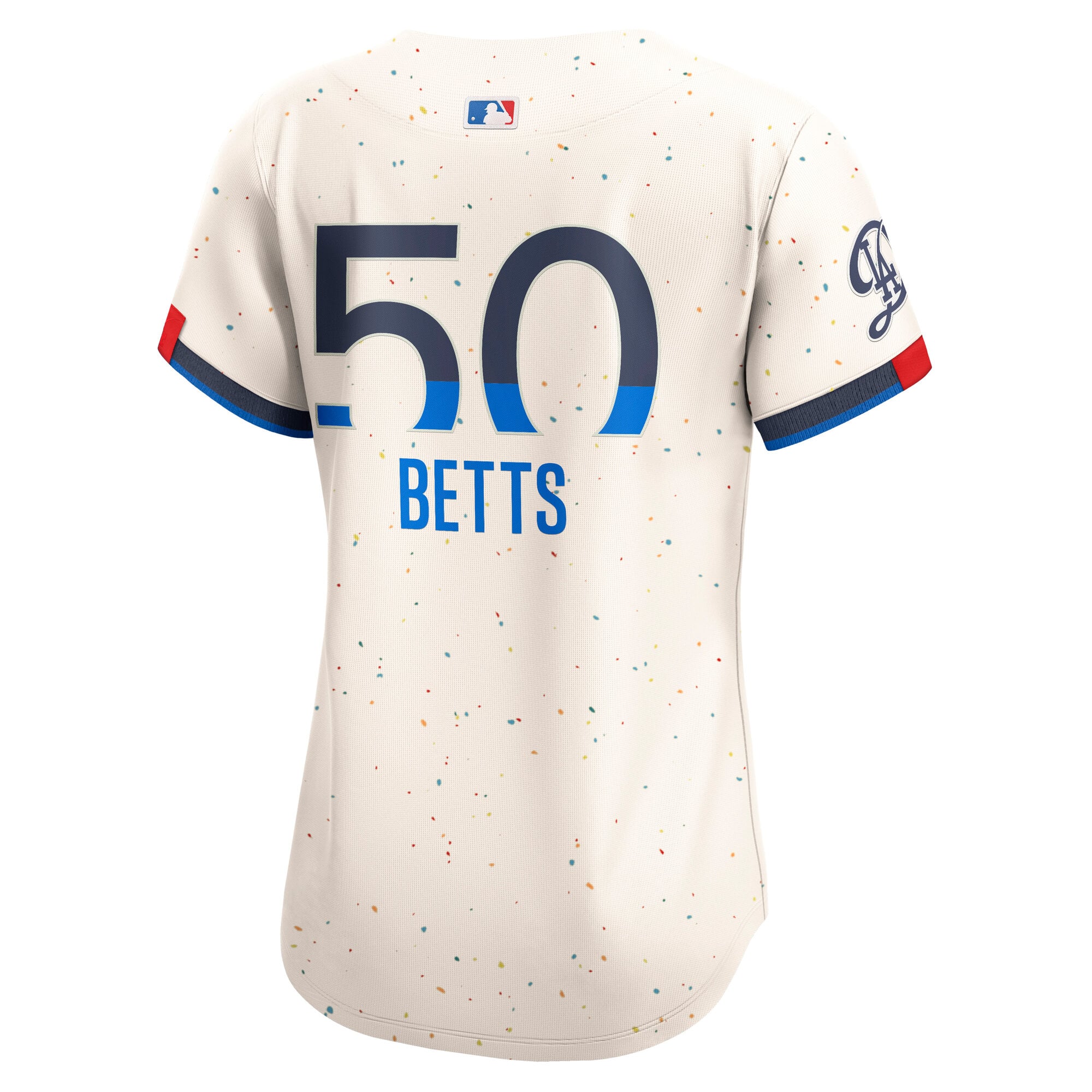 Mookie Betts Los Angeles Dodgers Women's City Connect Limited Jersey – Cream - Image 4