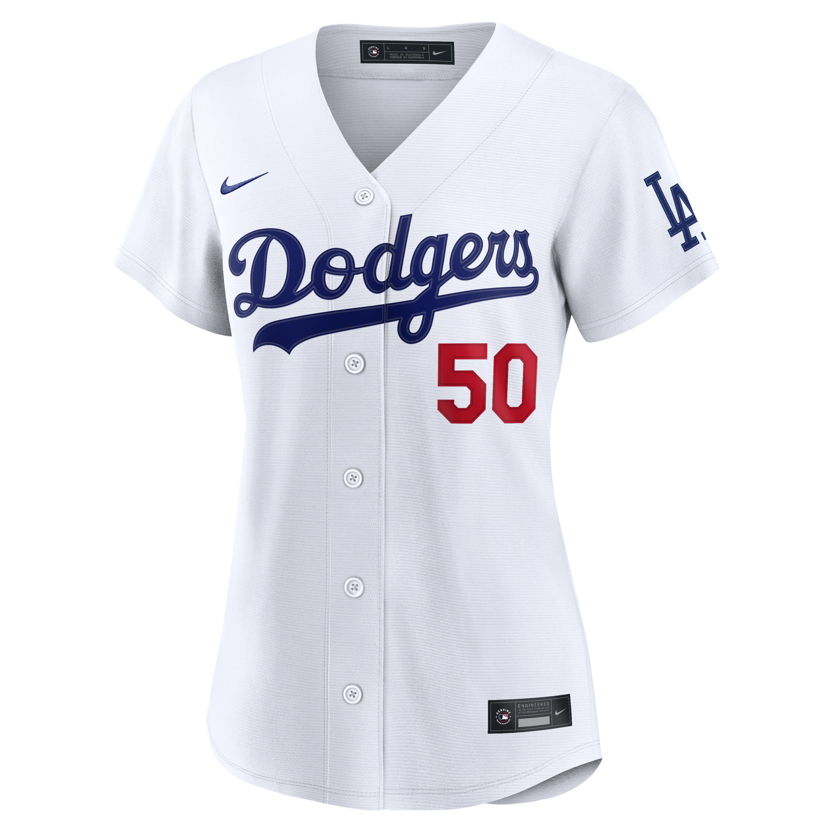 Mookie Betts Los Angeles Dodgers Women's Home Stadium Jersey - White - Image 7