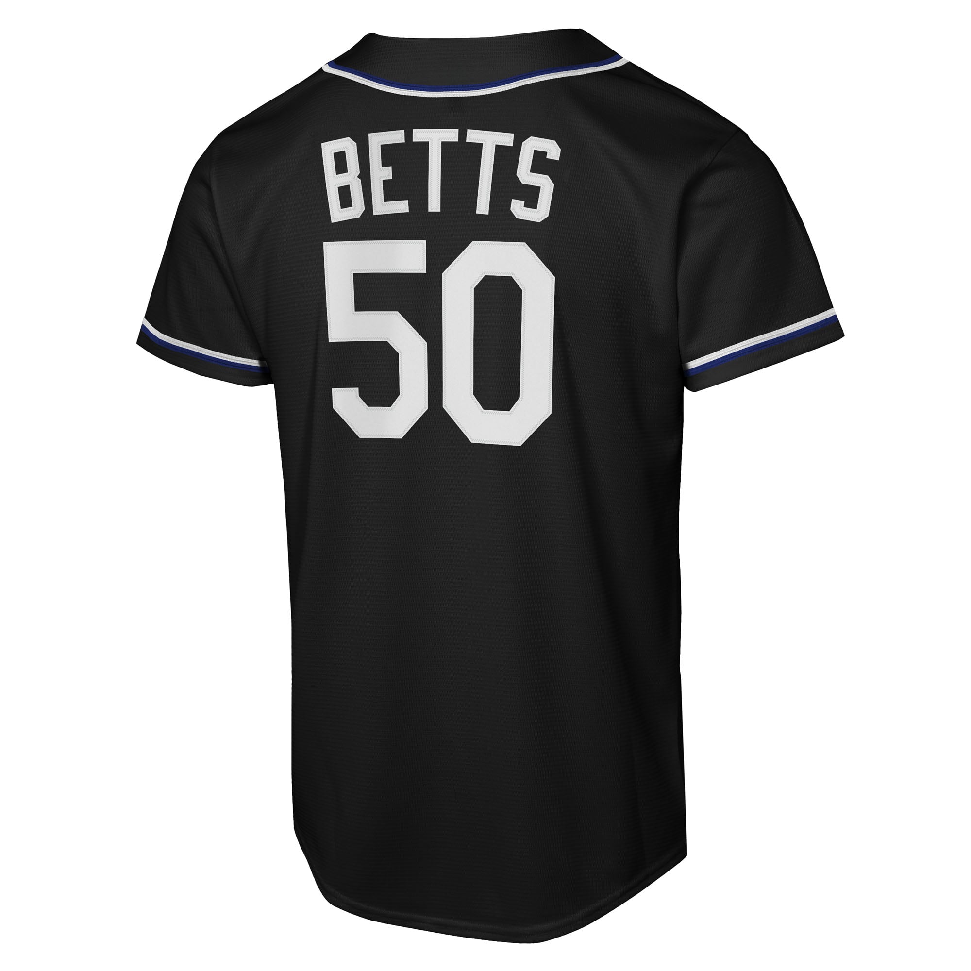 Mookie Betts Los Angeles Dodgers Youth Fashion Player Jersey - Black - Image 4