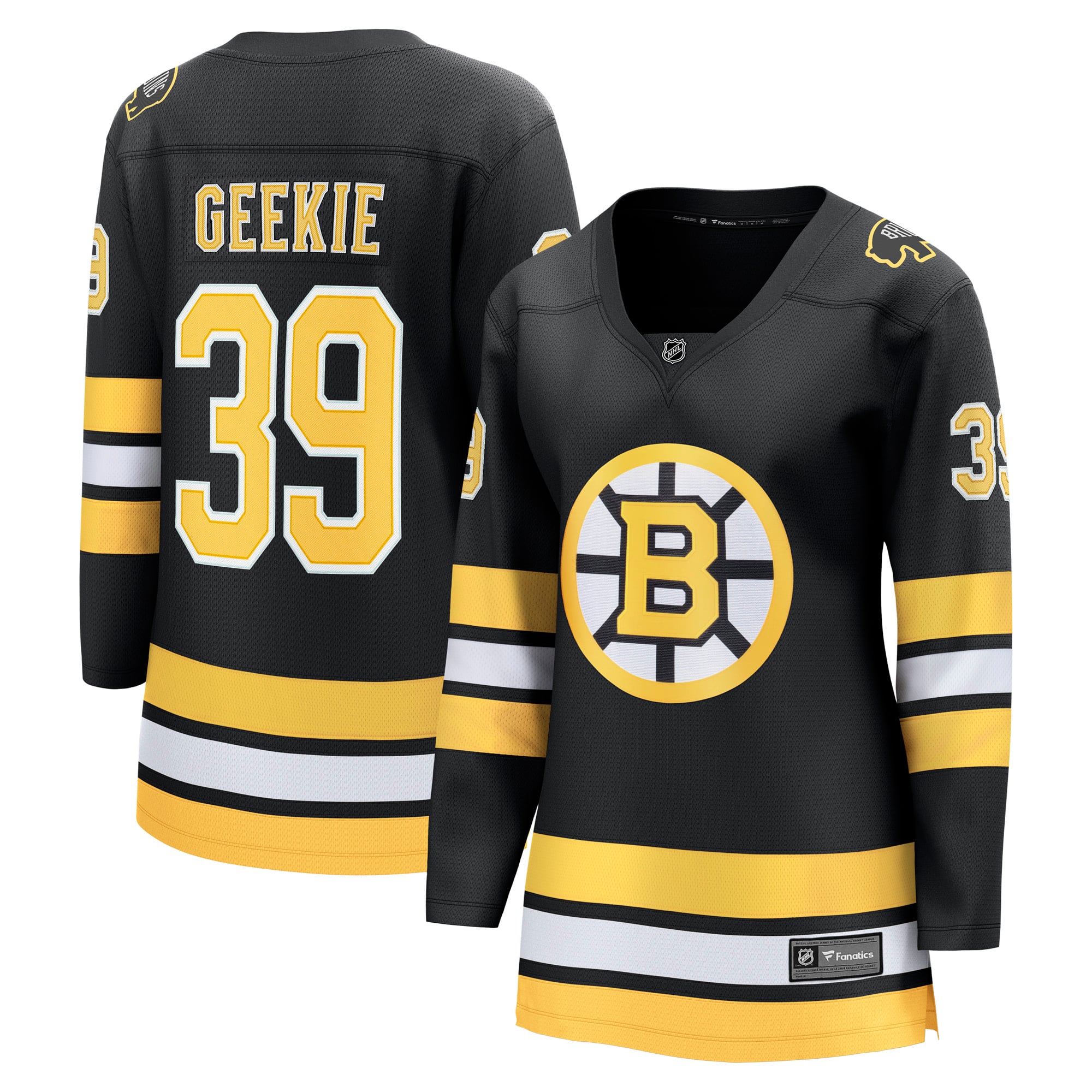 Morgan Geekie Boston Bruins Women's Home Breakaway Player Jersey - Black - Image 2