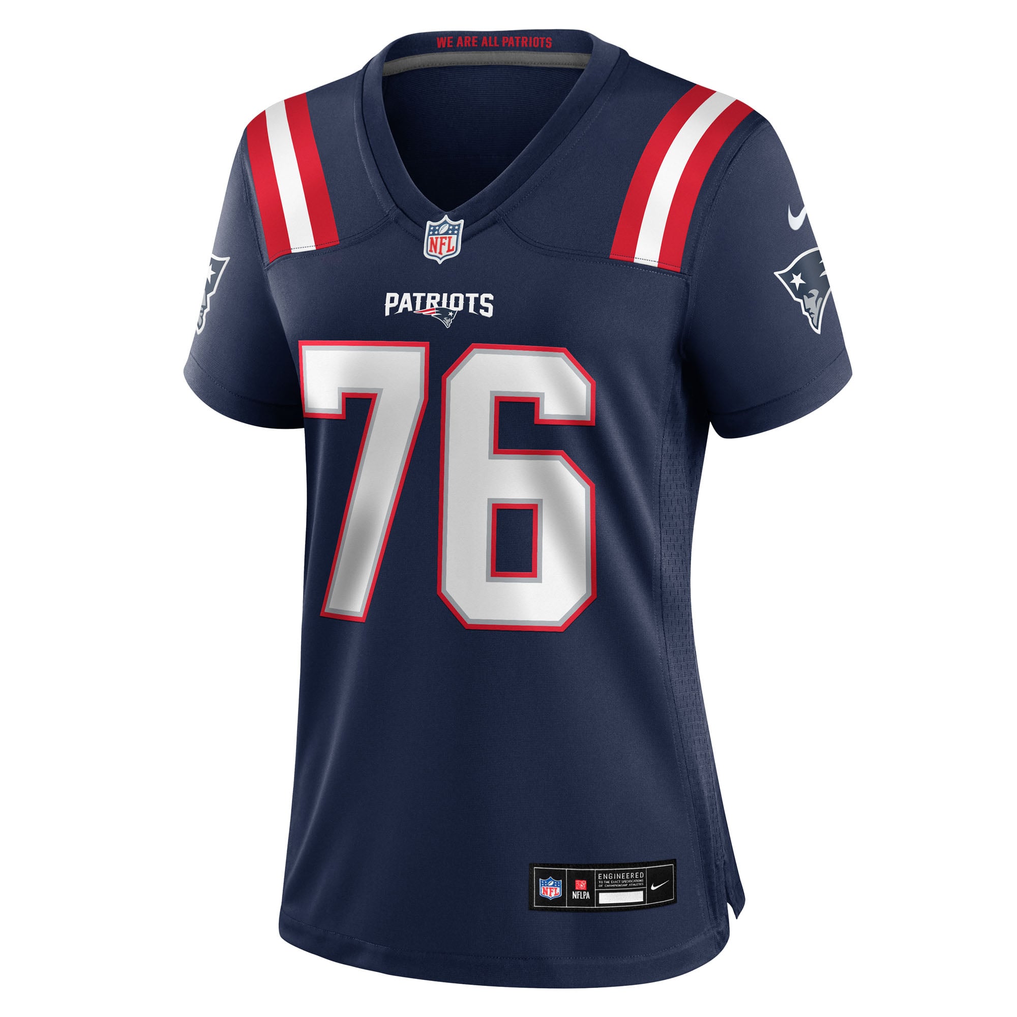 Morgan Moses New England Patriots Women's Team Game Jersey - Navy - Image 3