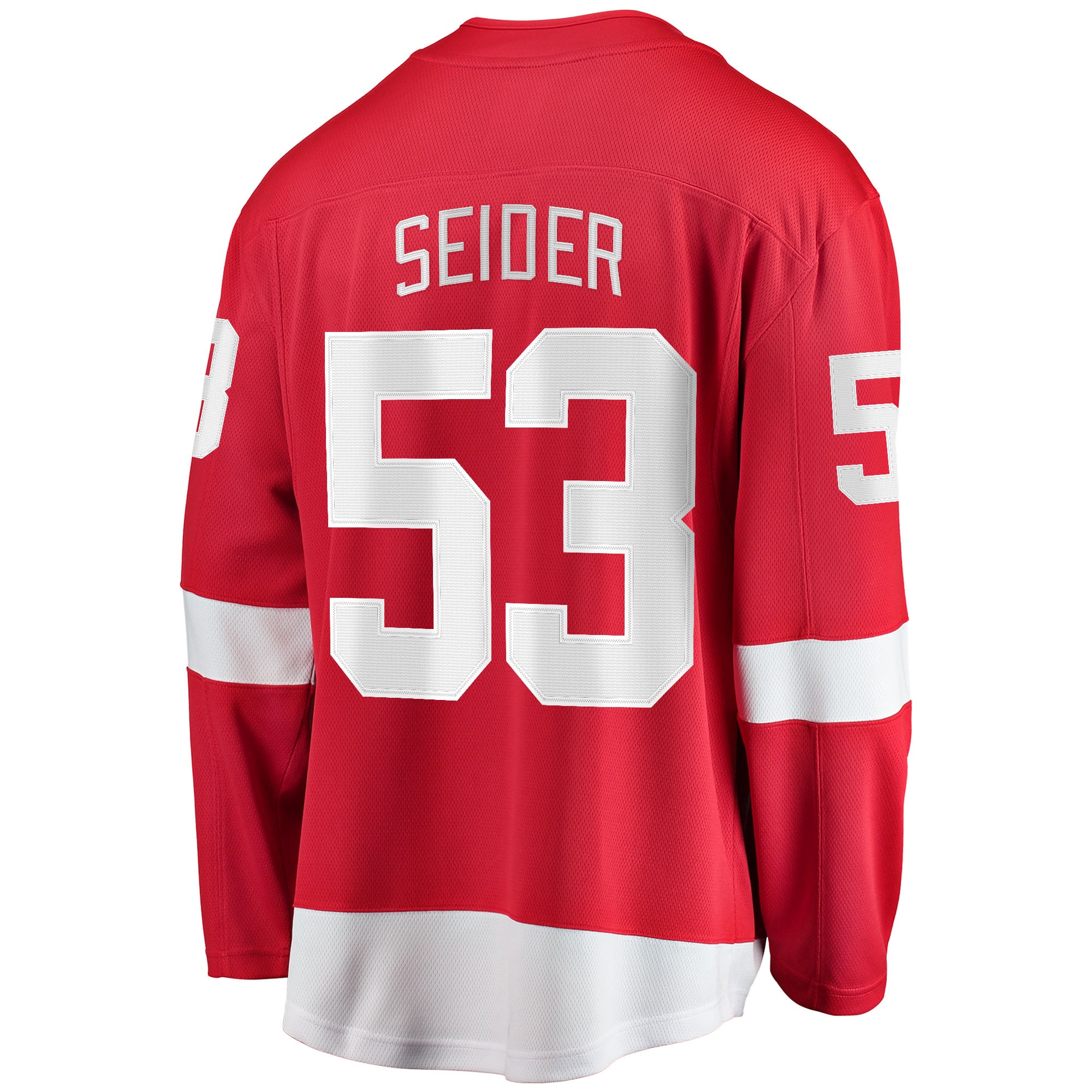 Moritz Seider Detroit Red Wings Home Breakaway Player Jersey - Red - Image 4