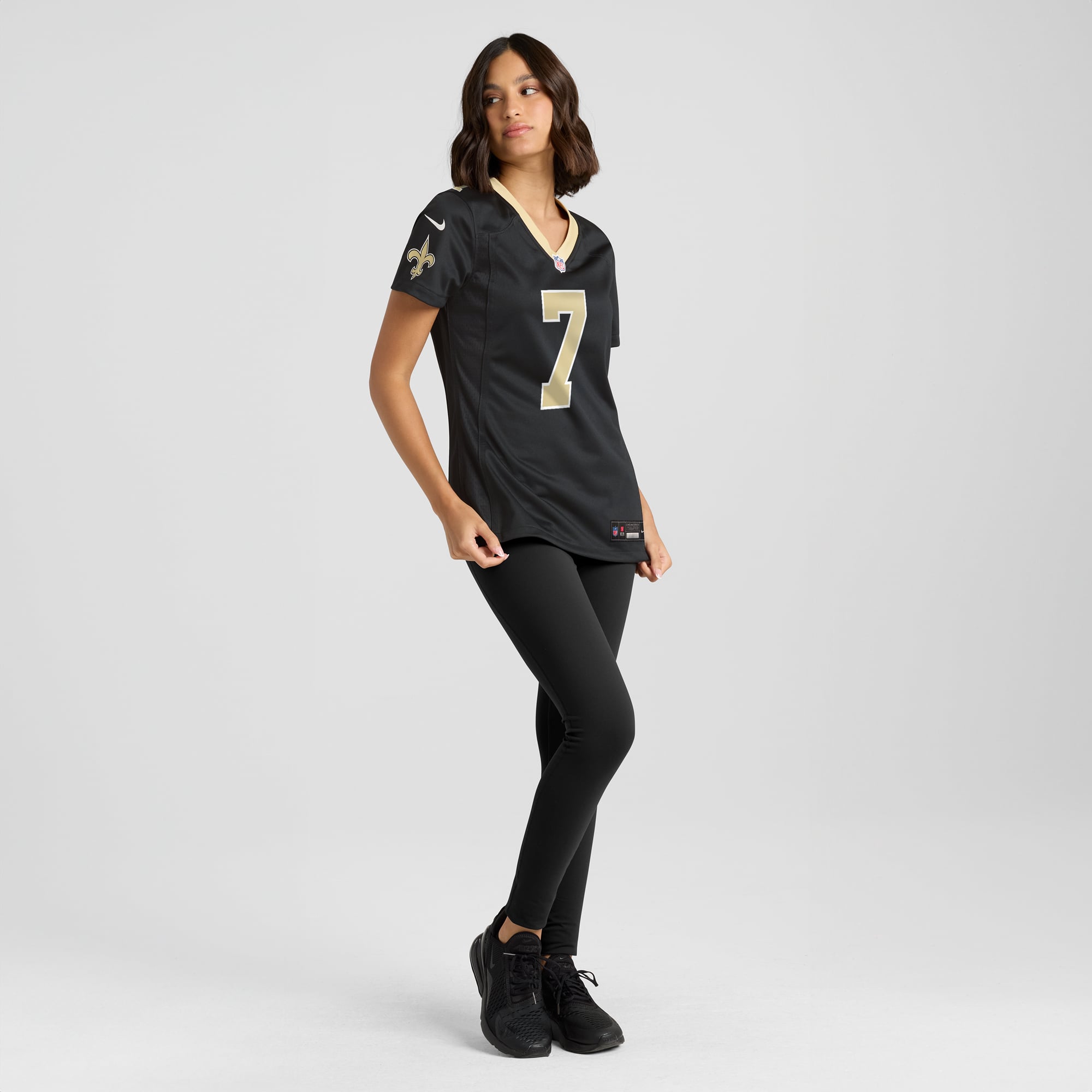 Morten Andersen New Orleans Saints Women's Game Retired Player Jersey - Black - Image 5