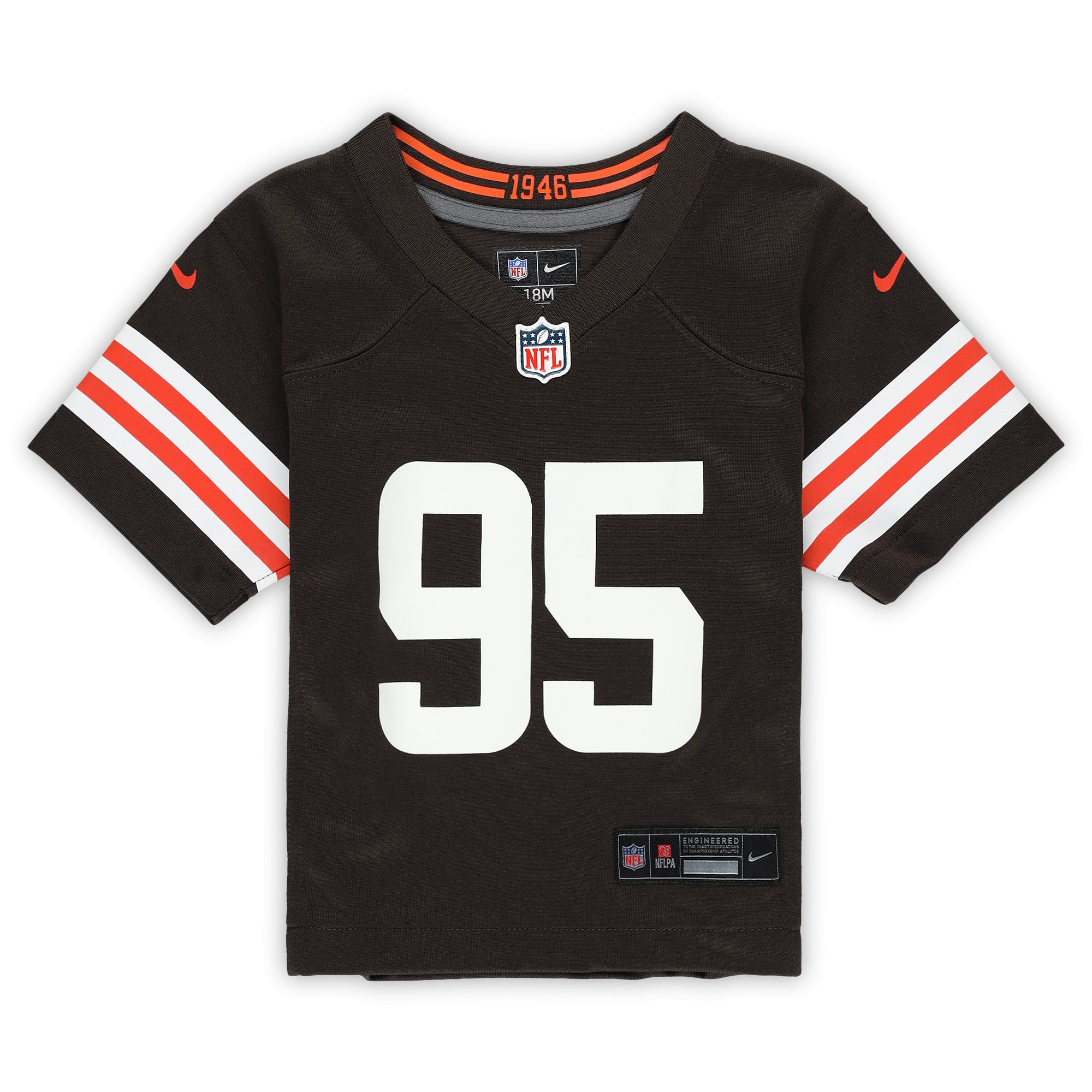 Myles Garrett Cleveland Browns Infant Team Player Game Jersey - Brown - Image 3