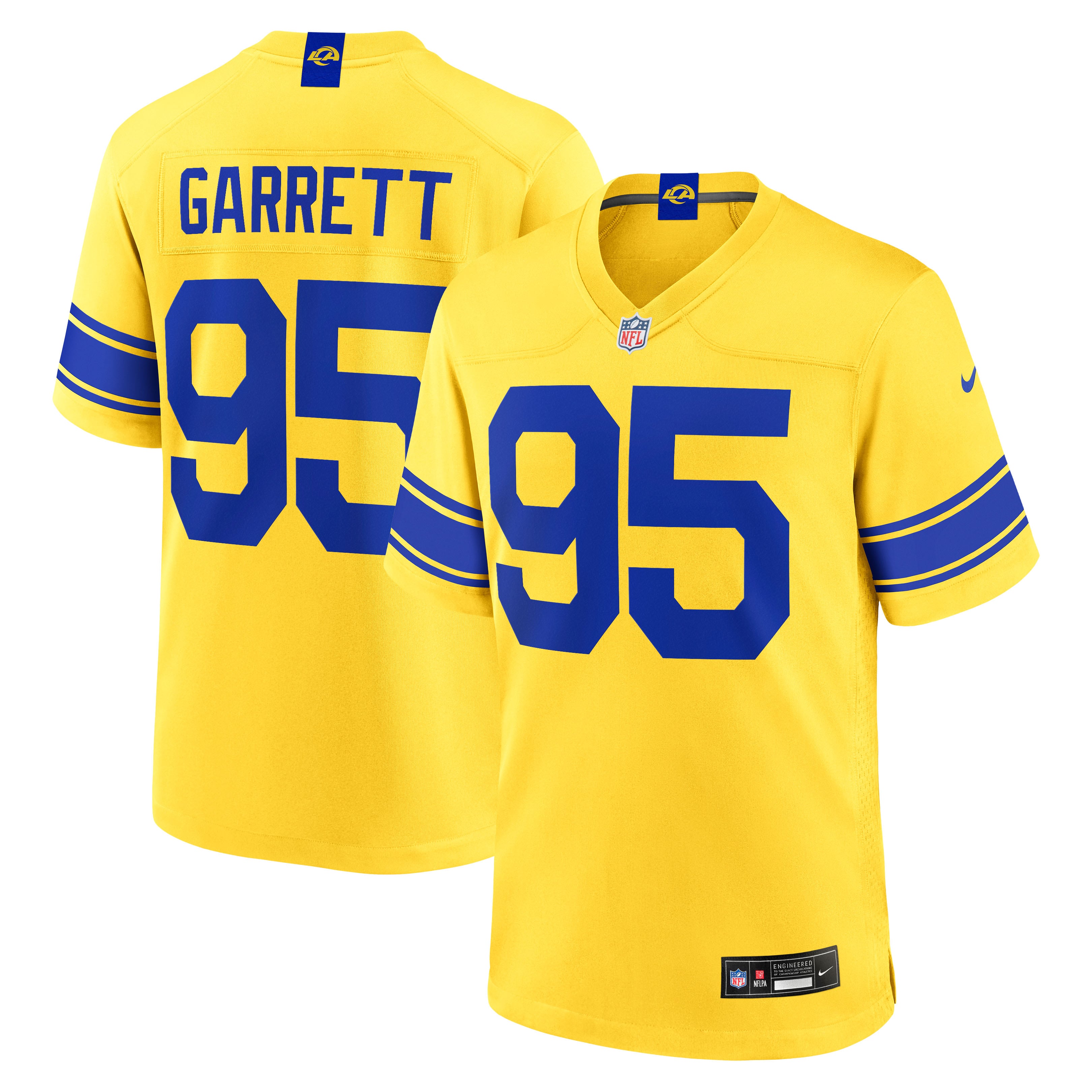Myles Garrett Los Angeles Rams Classic Sol Game Jersey - Gold - Image 2