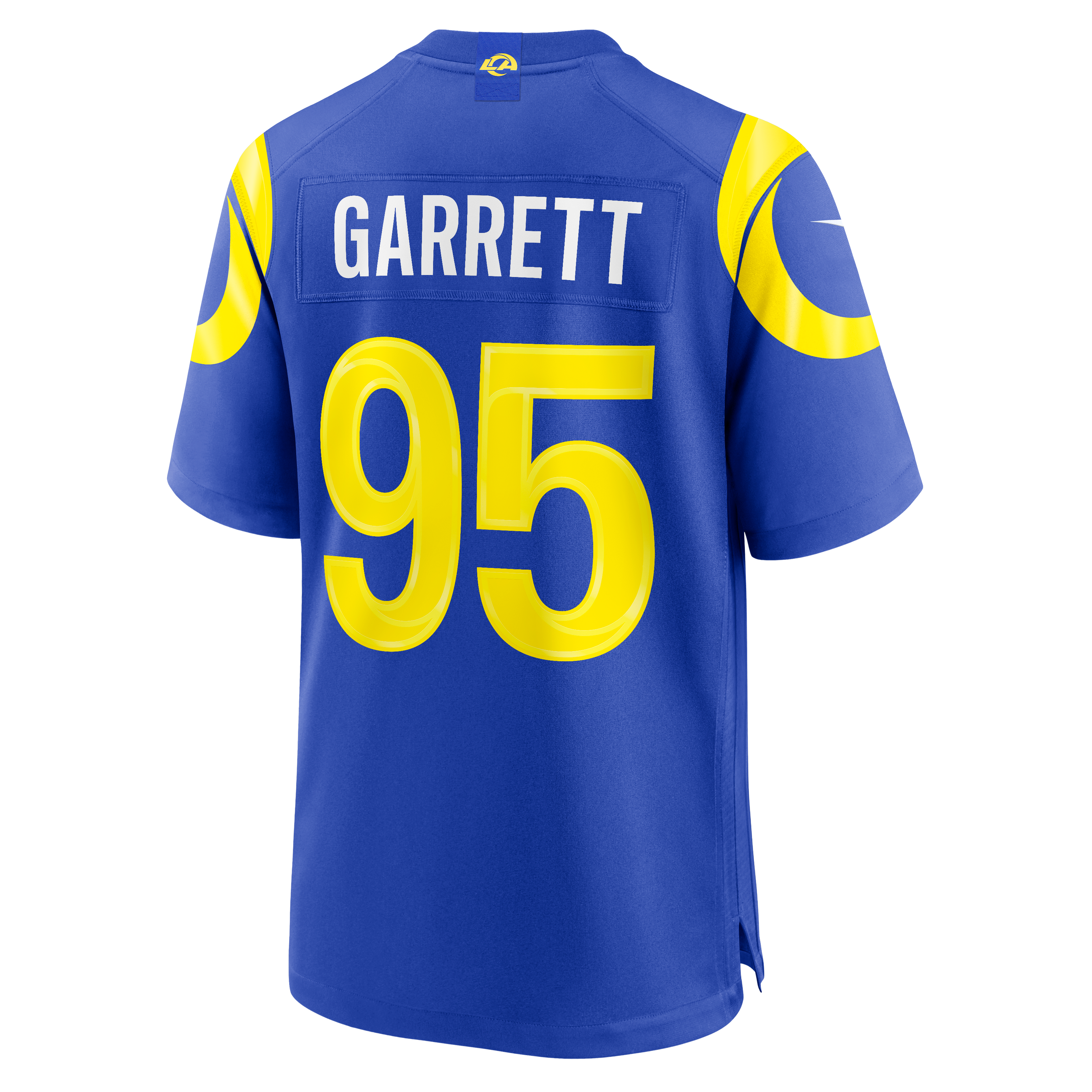 Myles Garrett Los Angeles Rams Fearsome White Game Jersey - Royal - Image 4