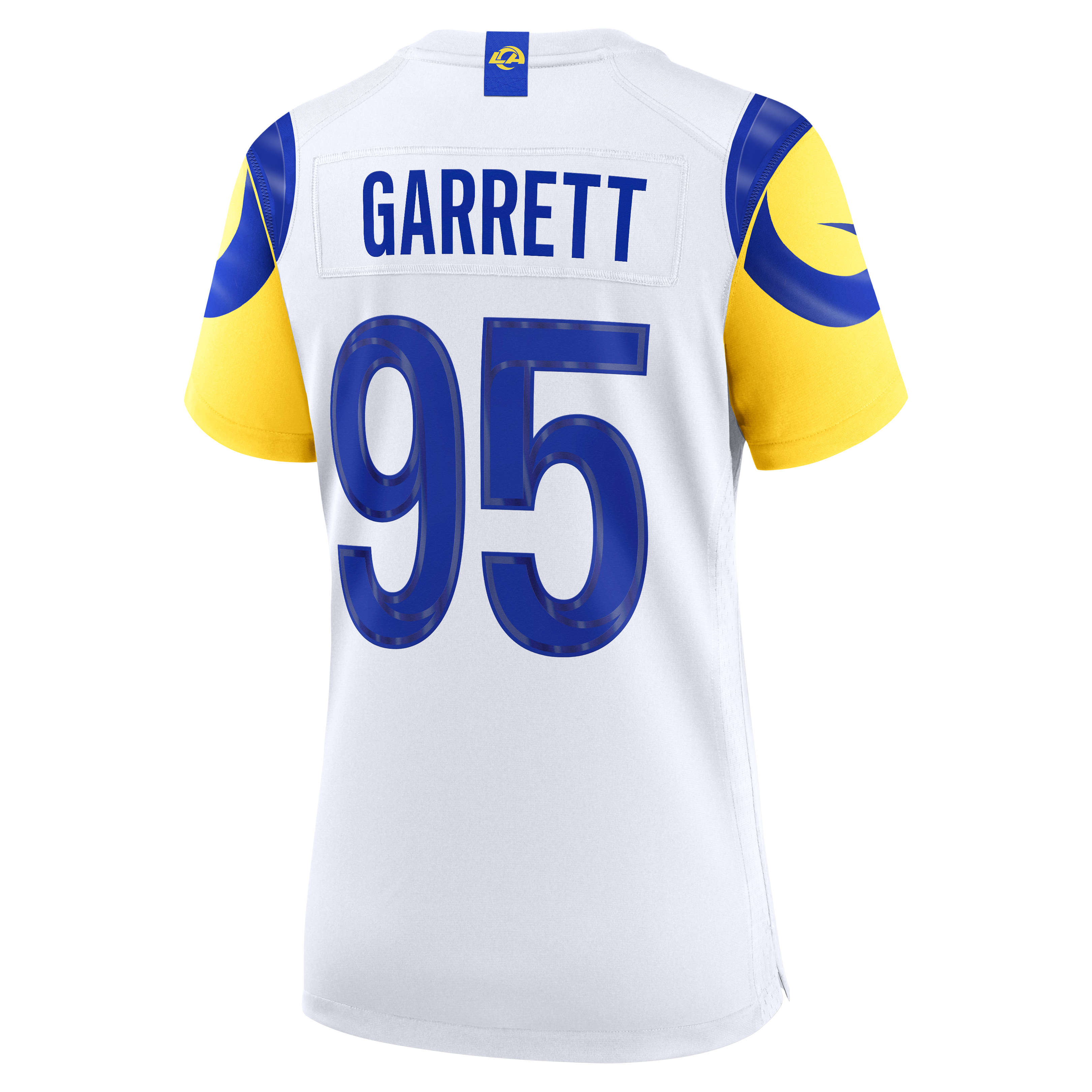 Myles Garrett Los Angeles Rams Women's Classic Sol Game Jersey - White - Image 4