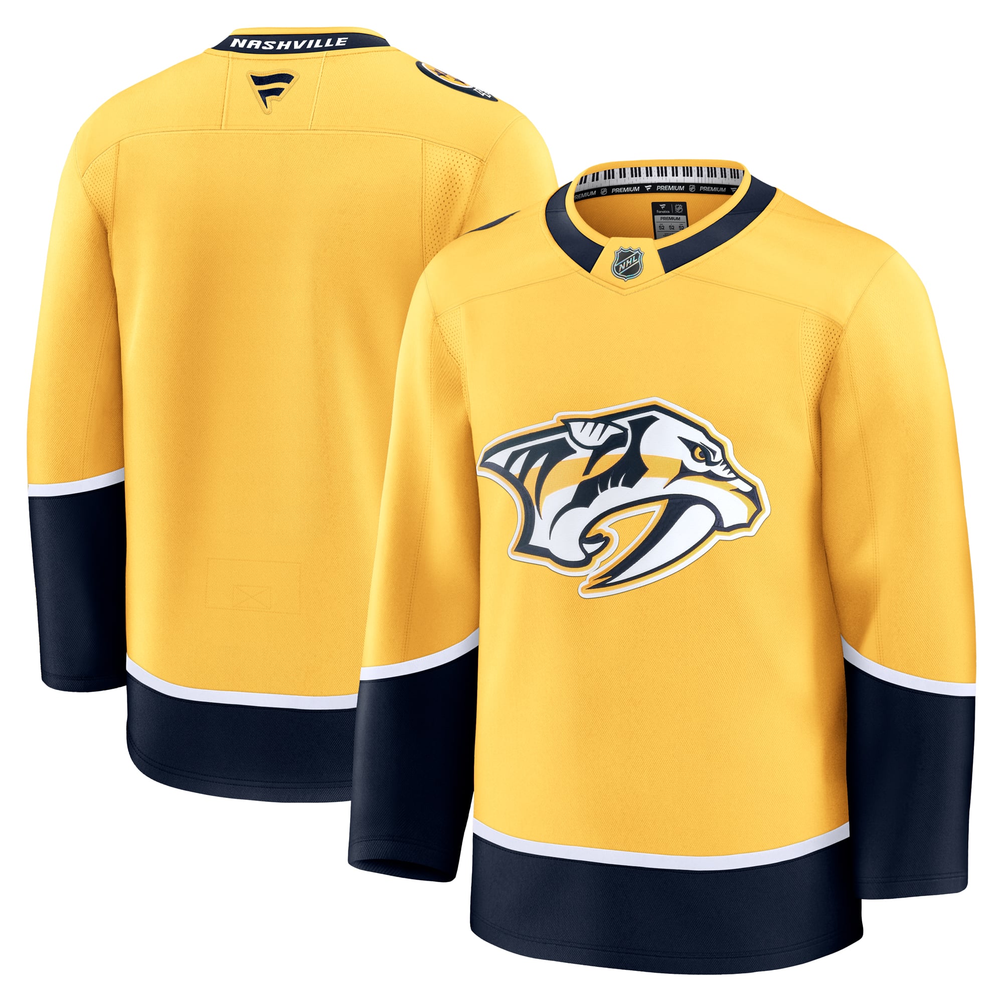 Nashville Predators Away Premium Jersey - Yellow