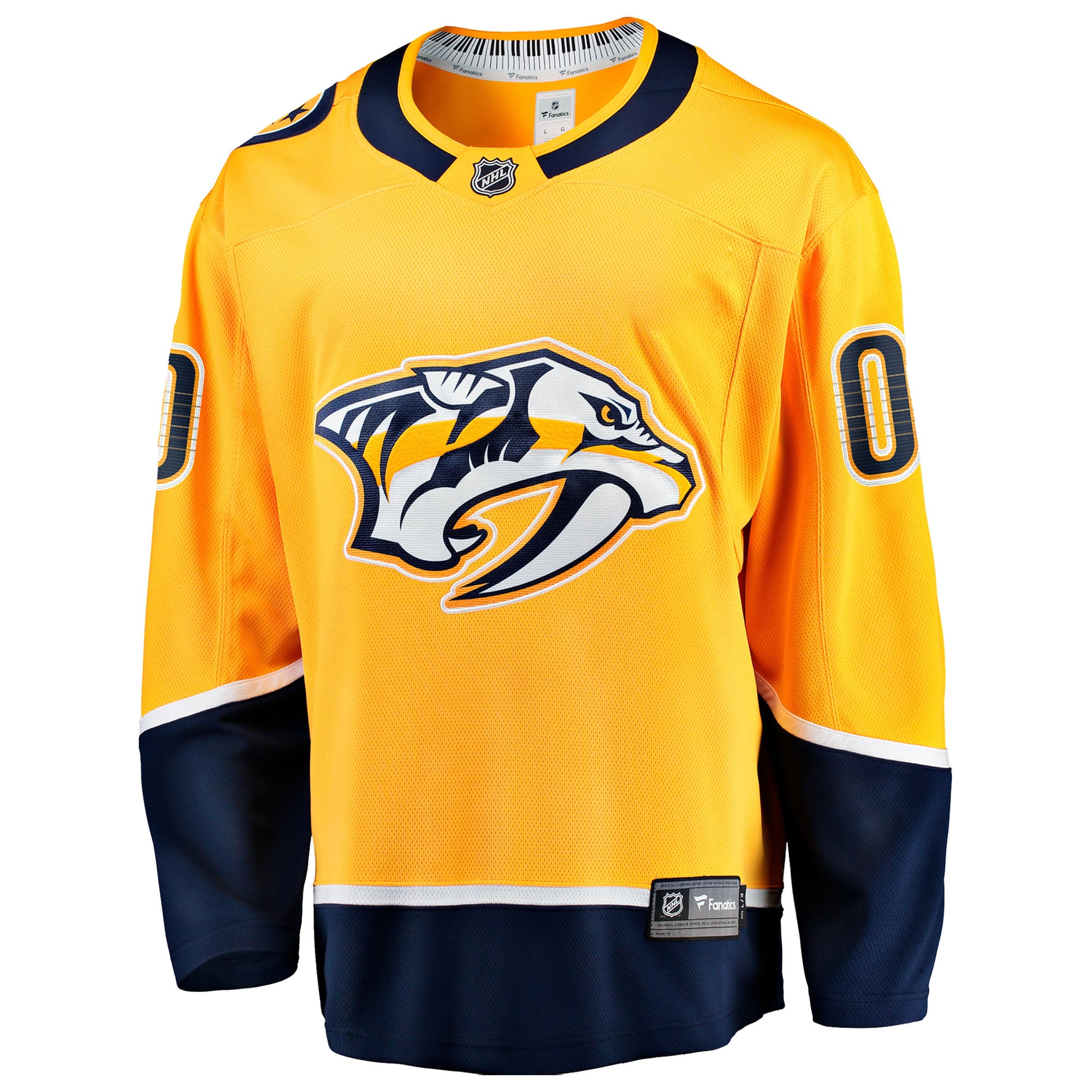 Nashville Predators Home Breakaway Custom Jersey - Gold - Image 3