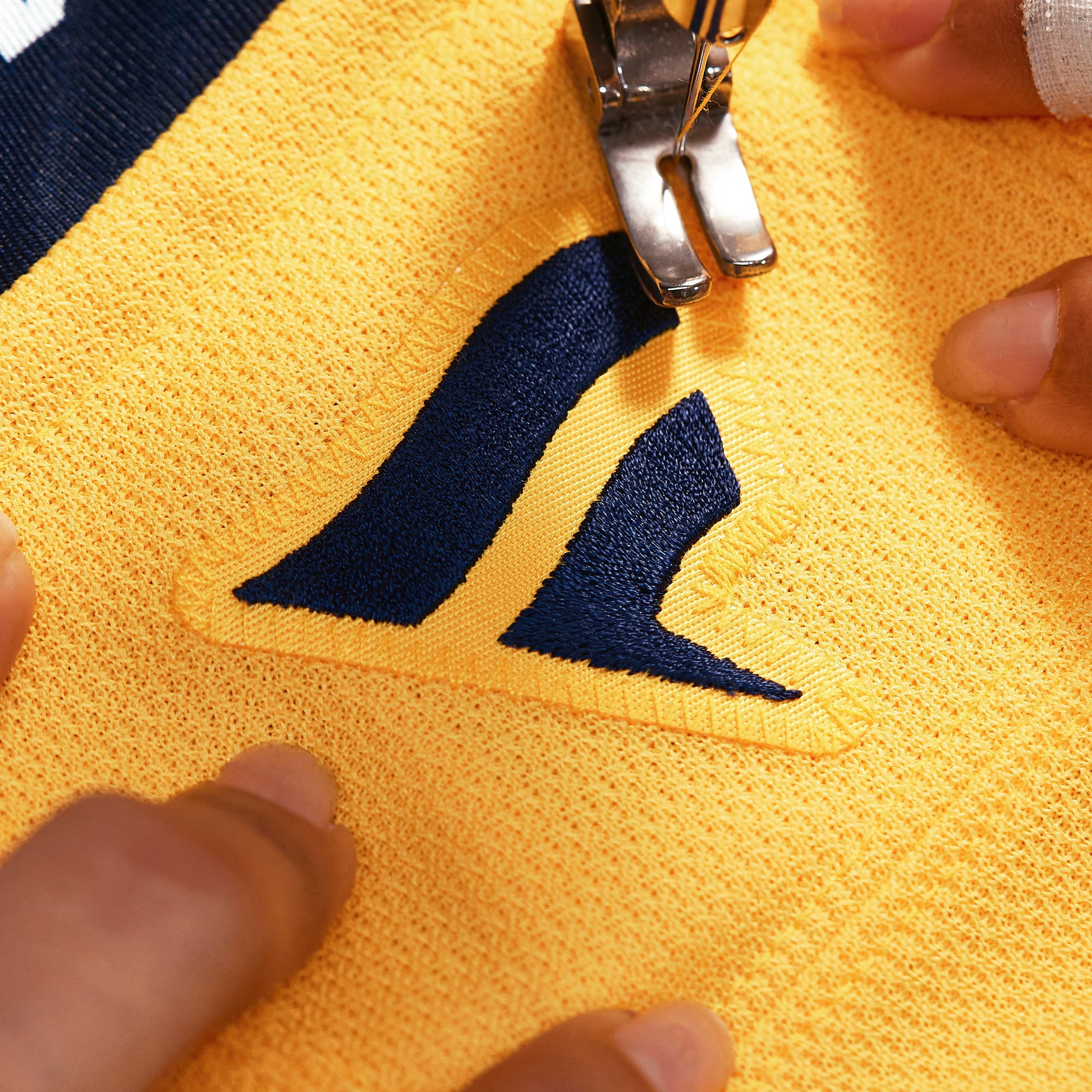 Nashville Predators Home Pro Custom Jersey - Gold - Image 8