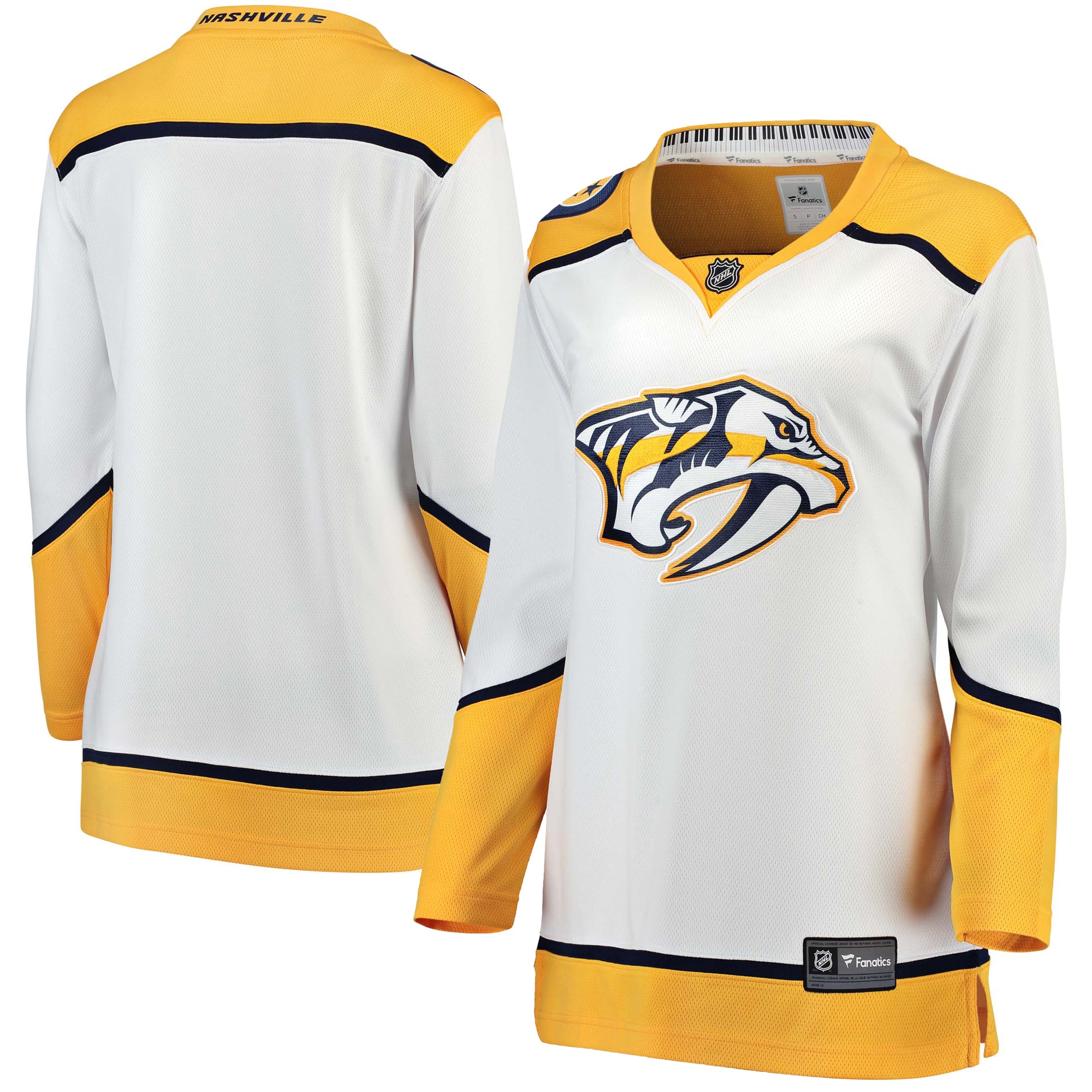 Nashville Predators Women's Away Breakaway Jersey - White