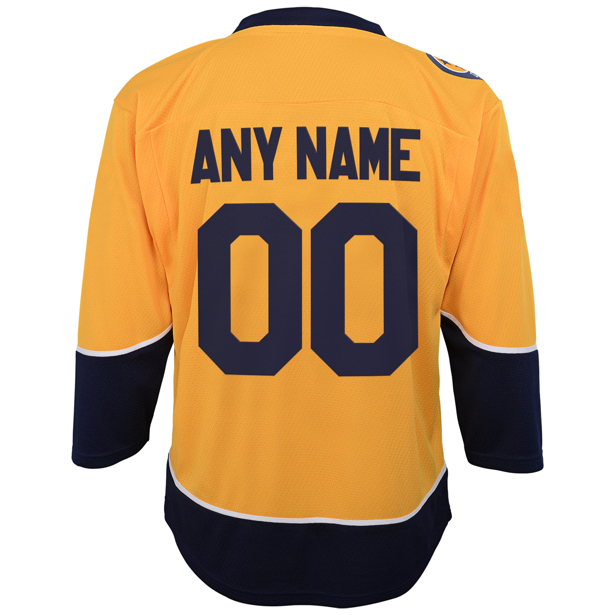 Nashville Predators Youth Home Custom Jersey - Gold - Image 4