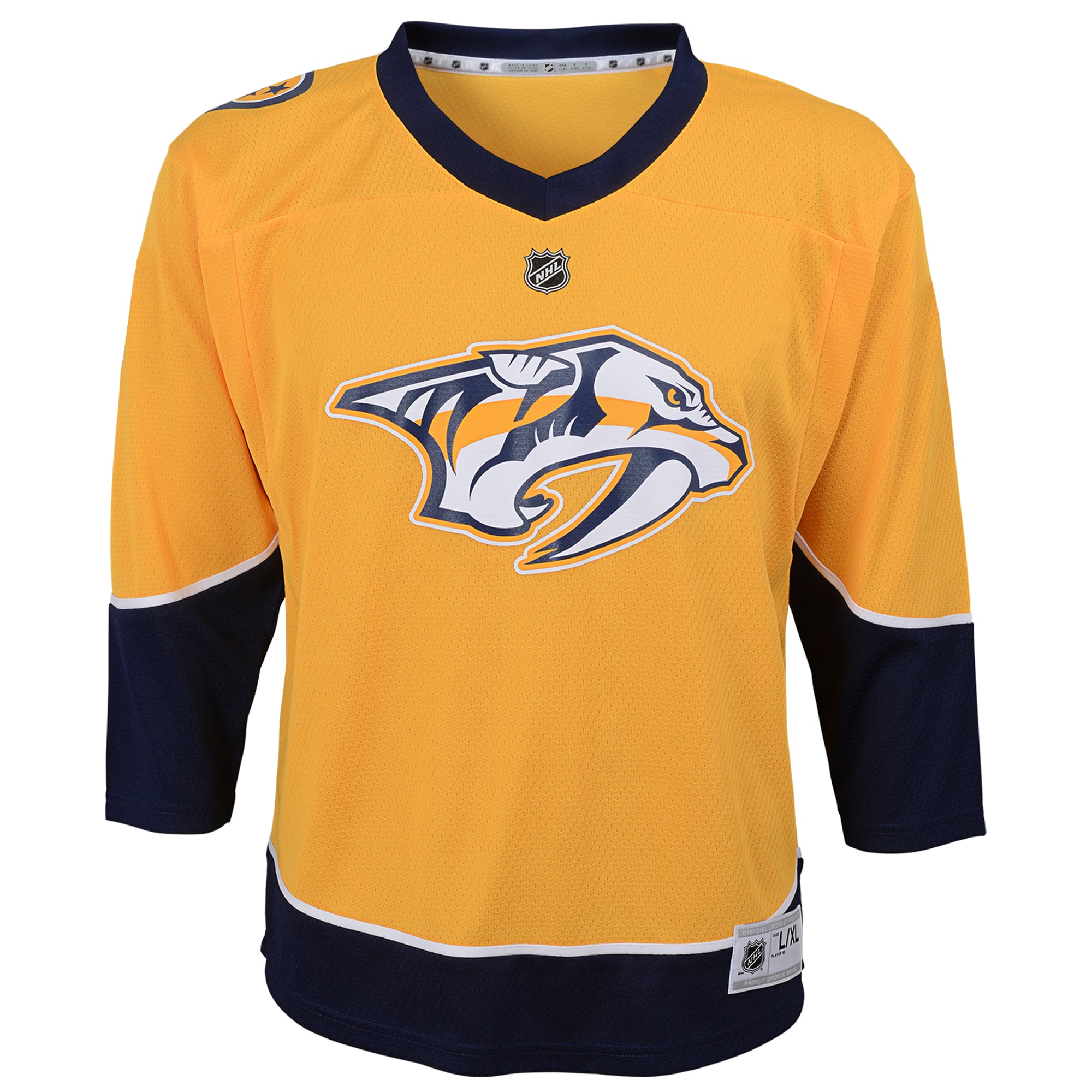 Nashville Predators Youth Home Custom Jersey - Gold - Image 3