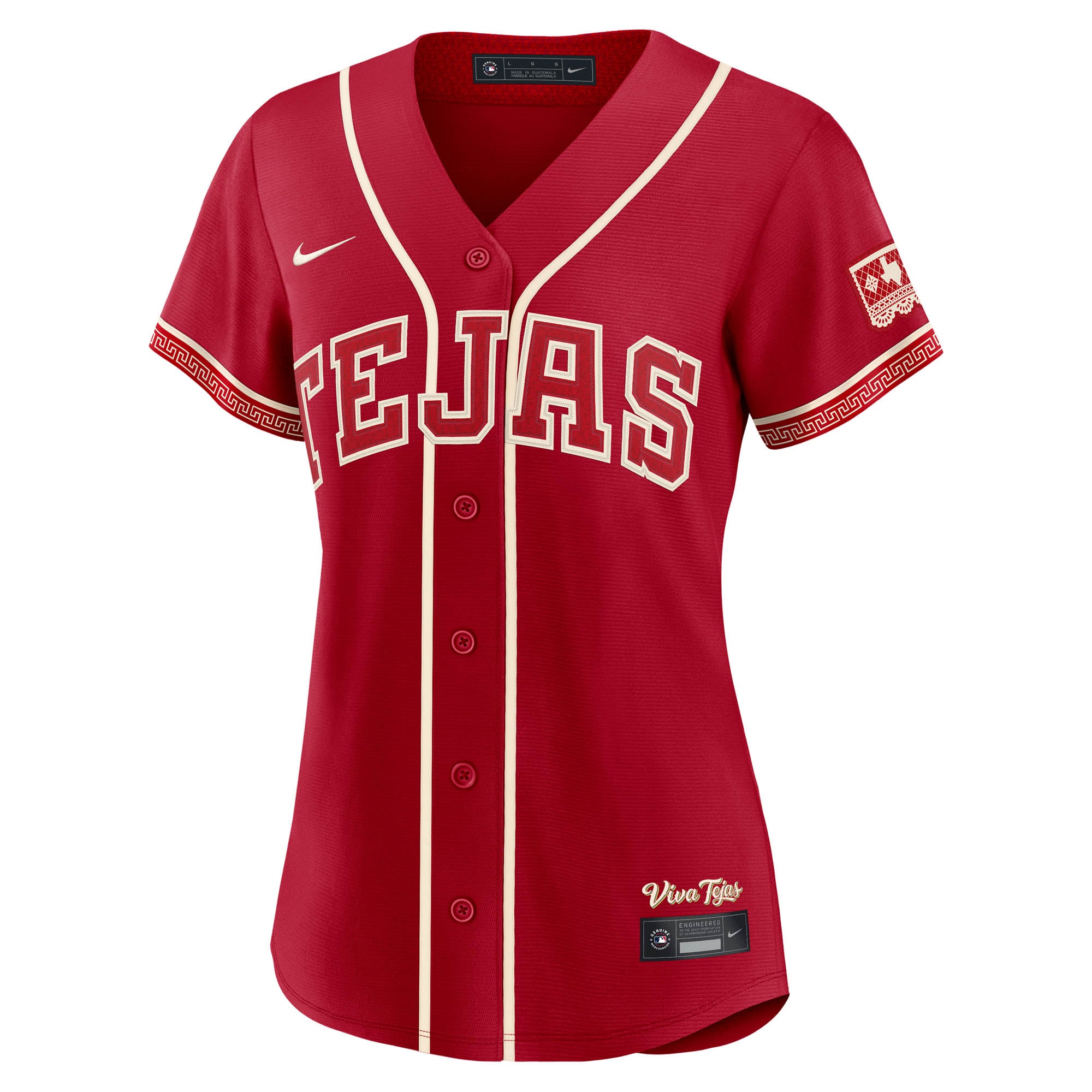 Nathan Eovaldi Texas Rangers Women's 2026 City Connect Stadium Jersey - Red - Image 3
