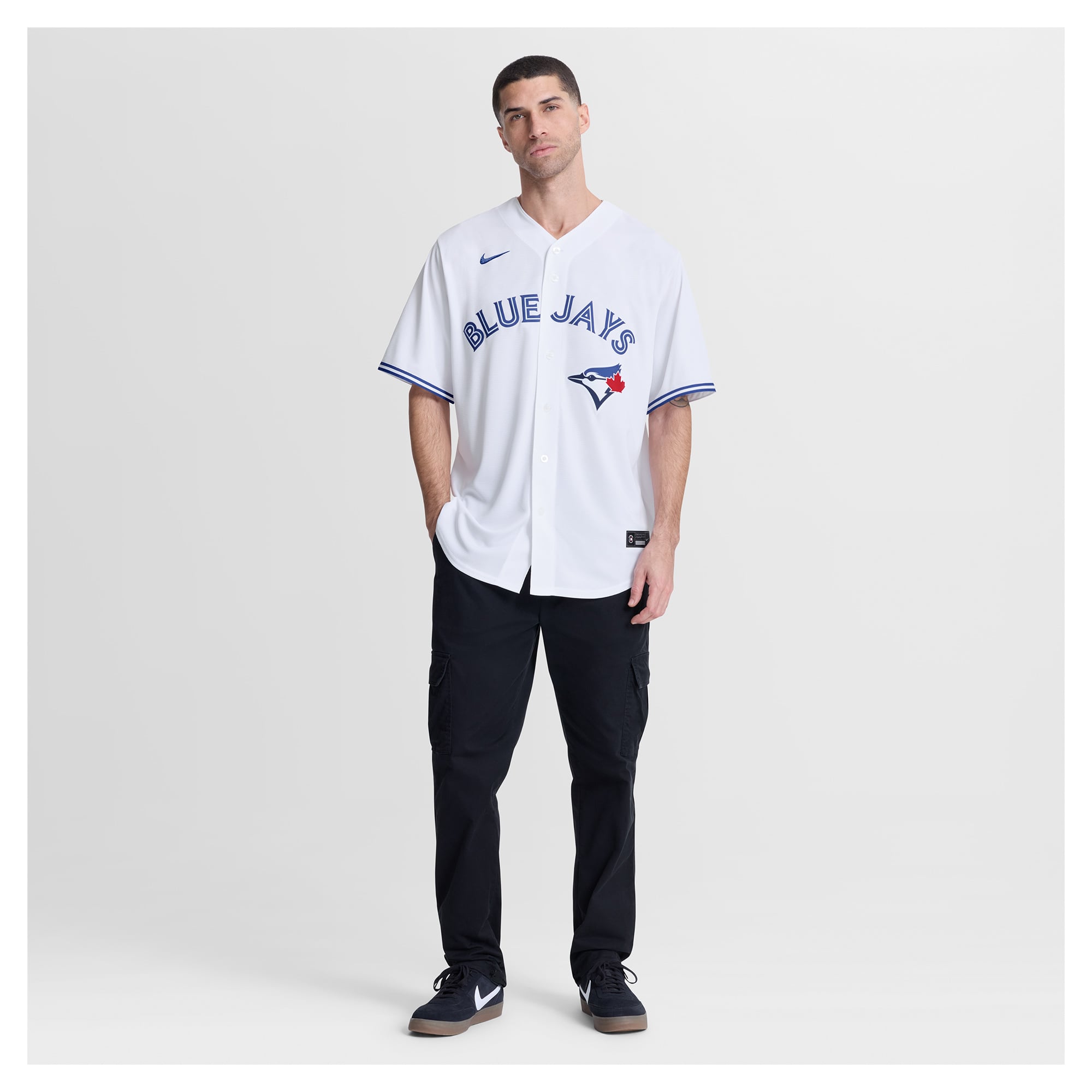 Nathan Lukes Toronto Blue Jays Home Jersey - White - Image 5
