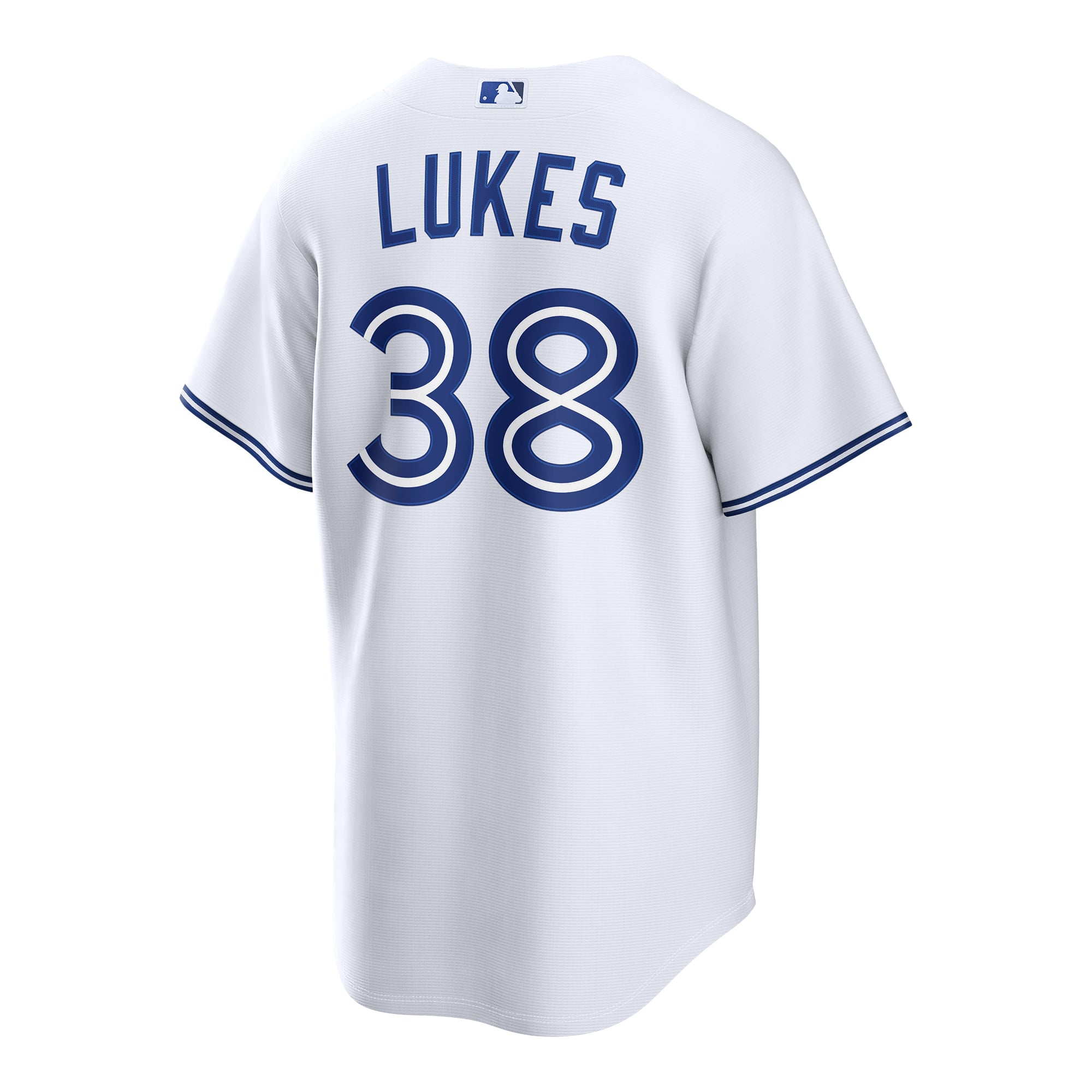Nathan Lukes Toronto Blue Jays Home Jersey - White - Image 4