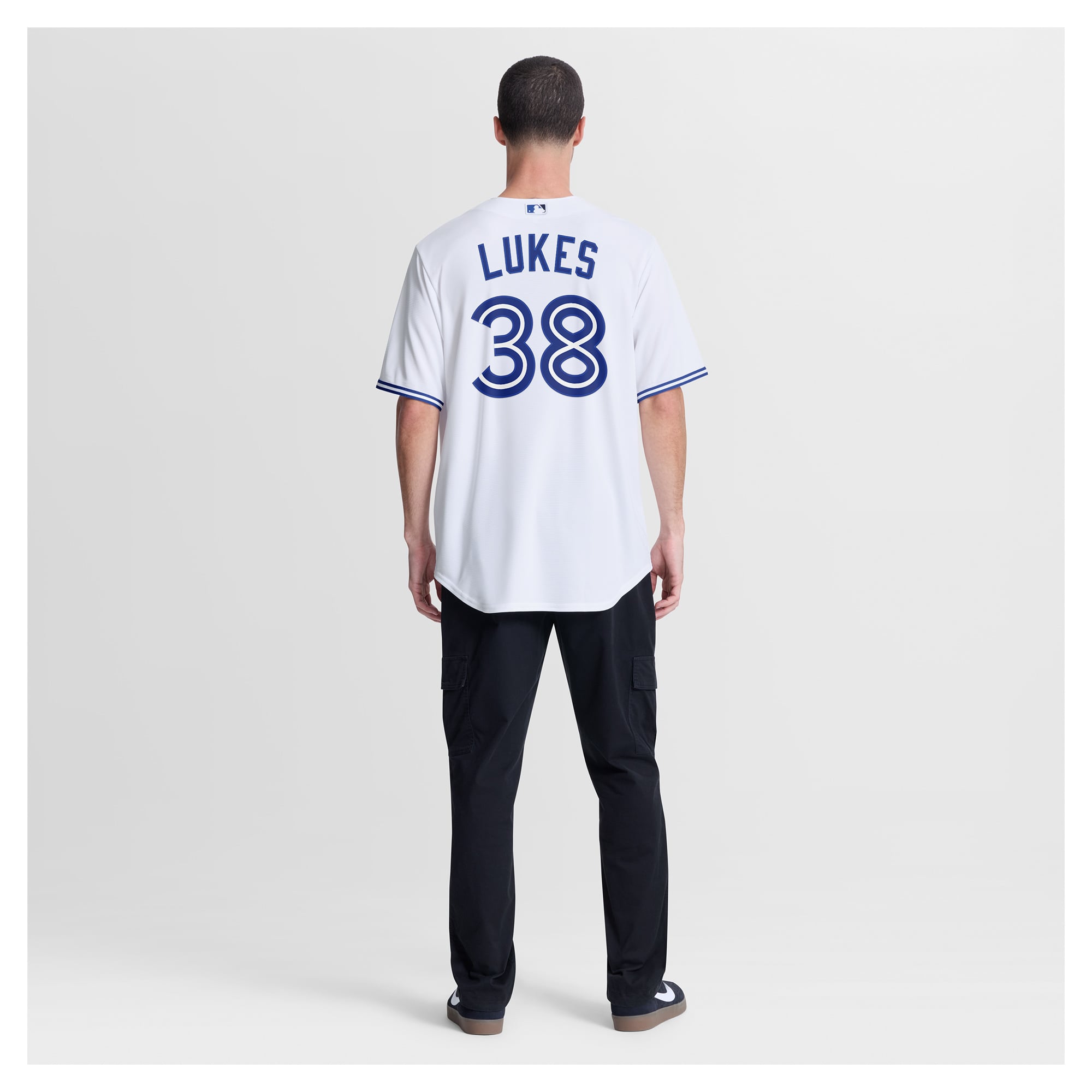 Nathan Lukes Toronto Blue Jays Home Jersey - White - Image 6