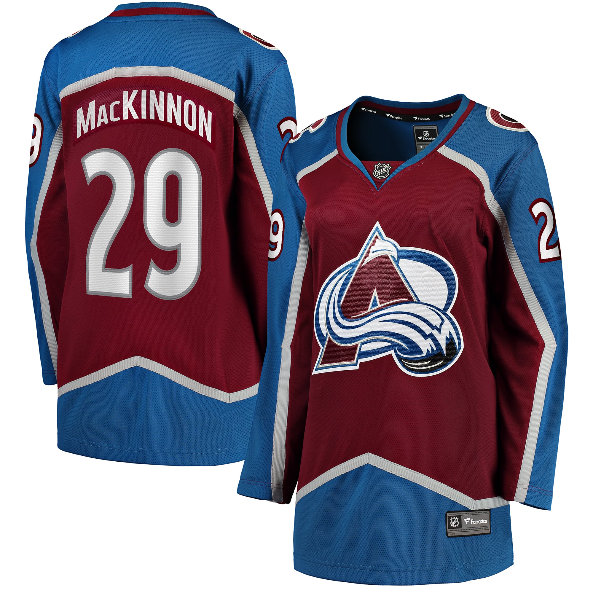 Nathan MacKinnon Colorado Avalanche Women's Home Breakaway Jersey - Maroon - Image 2