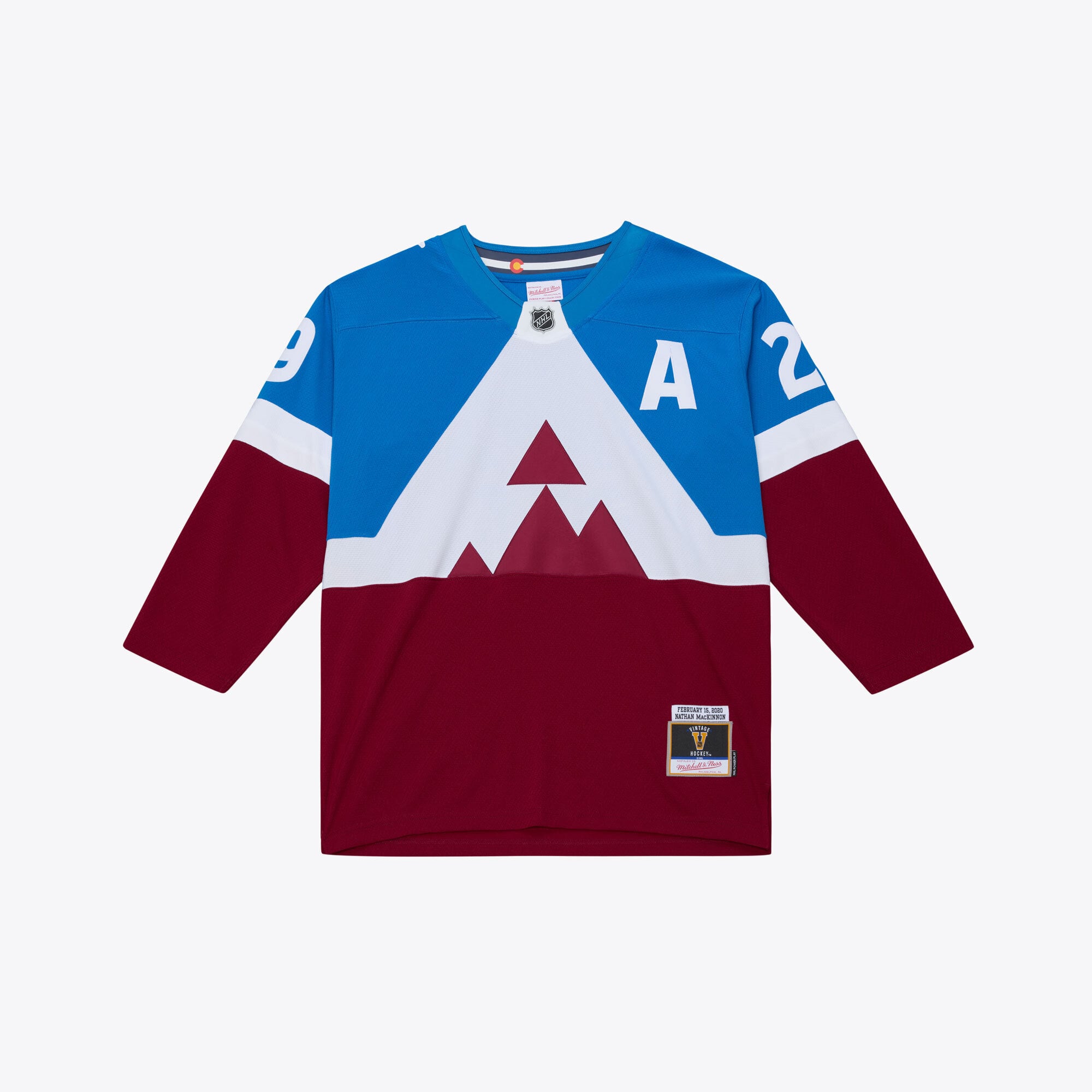 Nathan MacKinnon Colorado Avalanche 2020 Power Play Jersey - Blue - Image 2