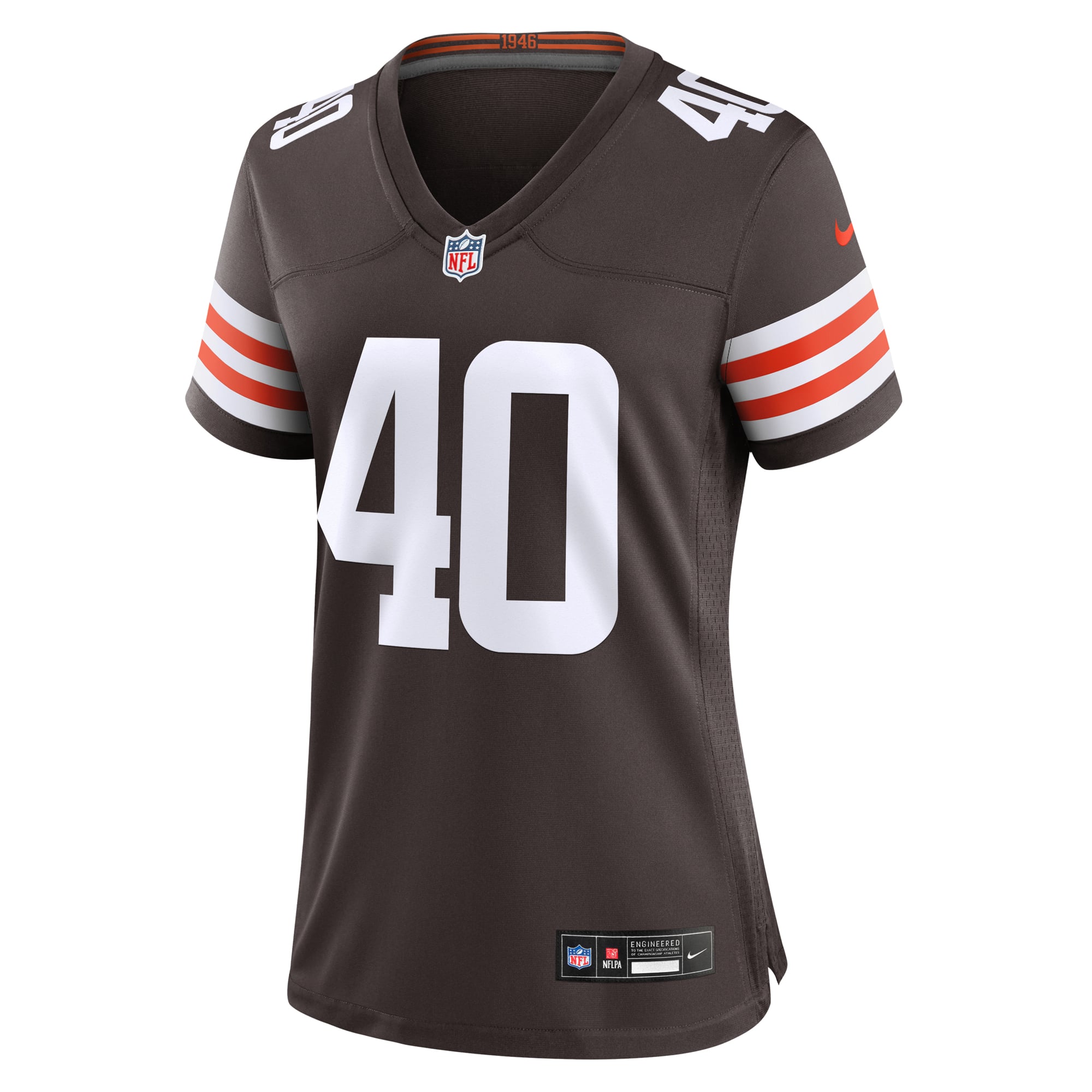Nathaniel Watson Cleveland Browns Women's Game Jersey - Brown - Image 3