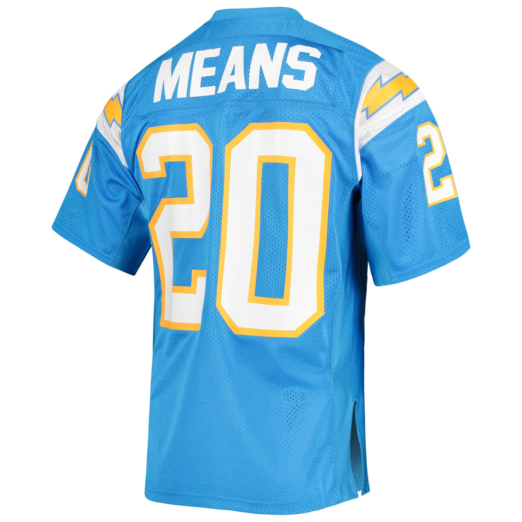 Natrone Means Los Angeles Chargers 1994 Throwback Retired Player Jersey - Powder Blue - Image 4