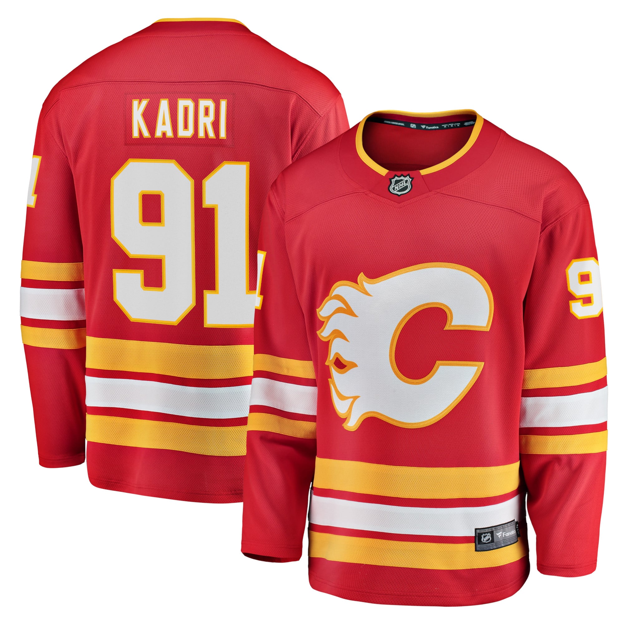 Nazem Kadri Calgary Flames Home Breakaway Player Jersey - Red - Image 2