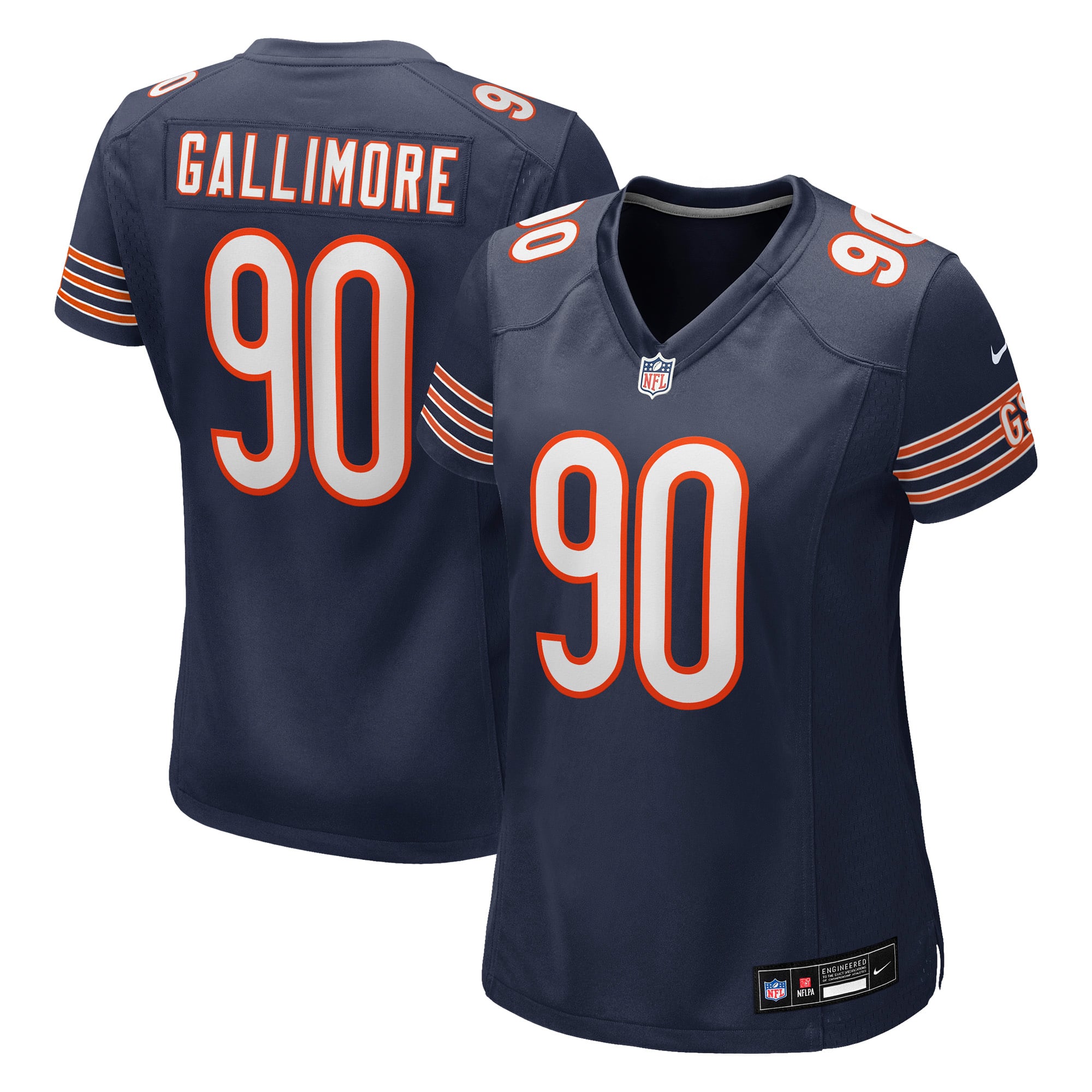 Neville Gallimore Chicago Bears Women's Team Game Jersey - Navy