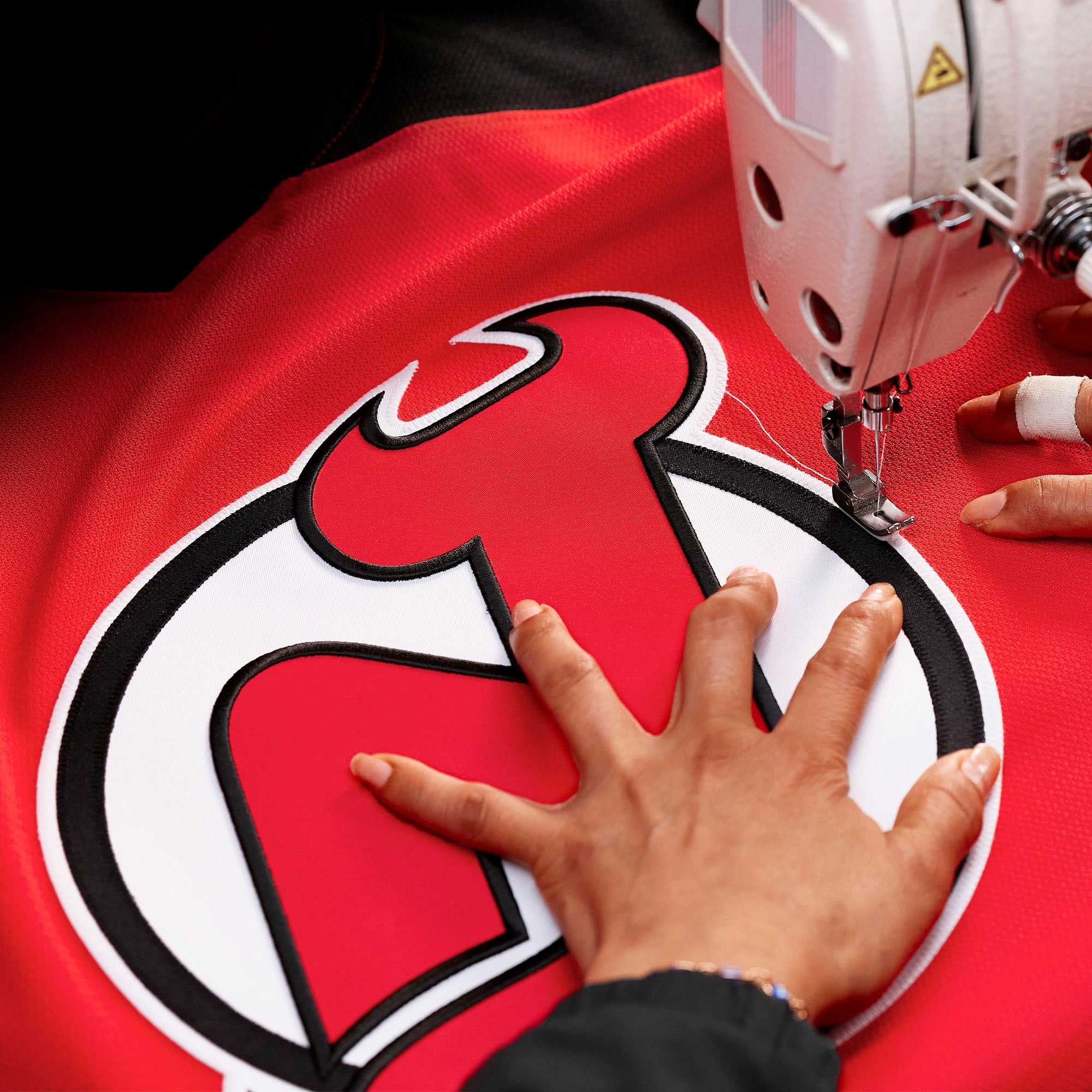 New Jersey Devils Home Pro Custom Jersey - Red - Image 5
